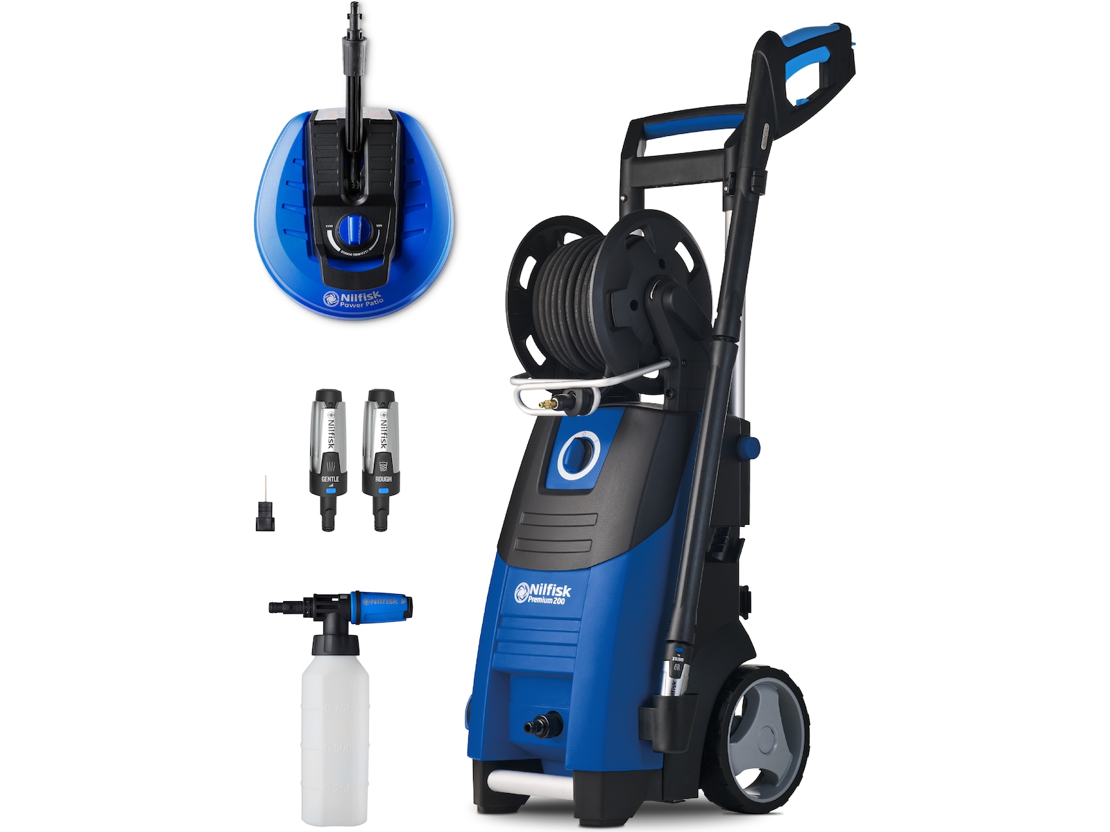 Nilfisk Premium 200-15 högtryckstvätt med Power Patio -B-Grade Demo hem & hushåll