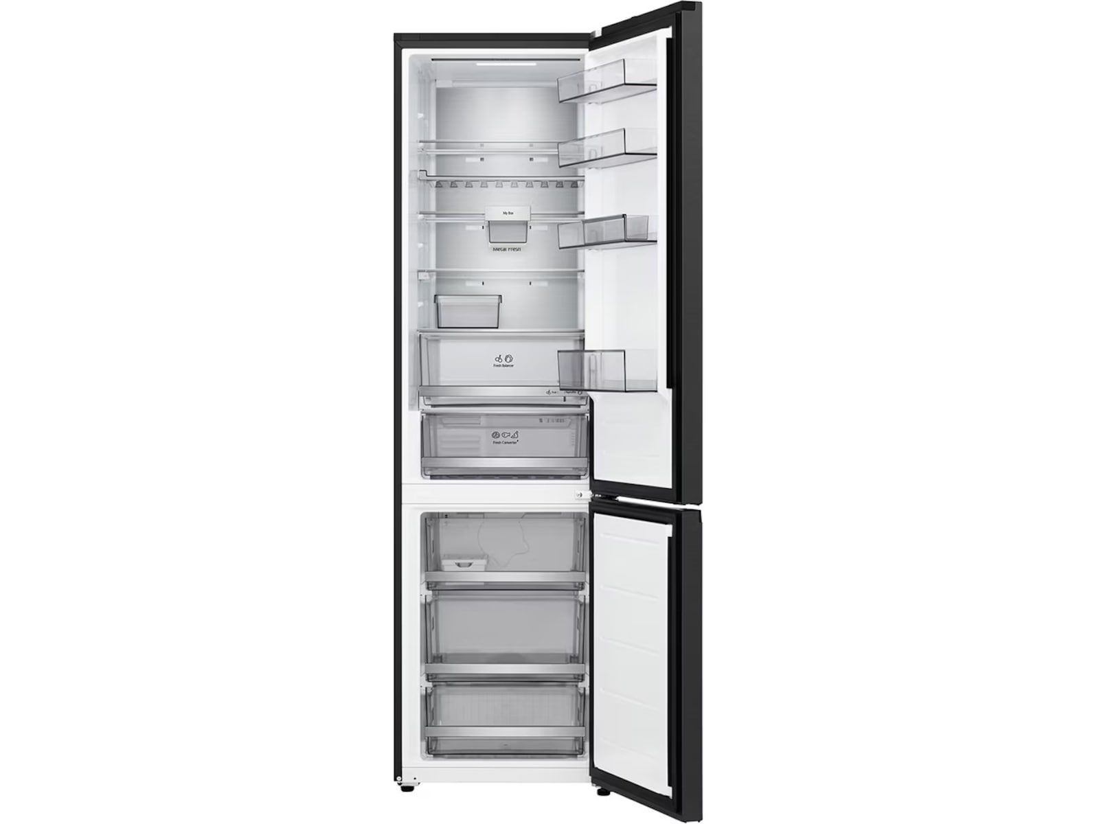 LG GBBS727CEV Kylskåp Total No Frost (svart stål) Kyl & frys kombiskåp