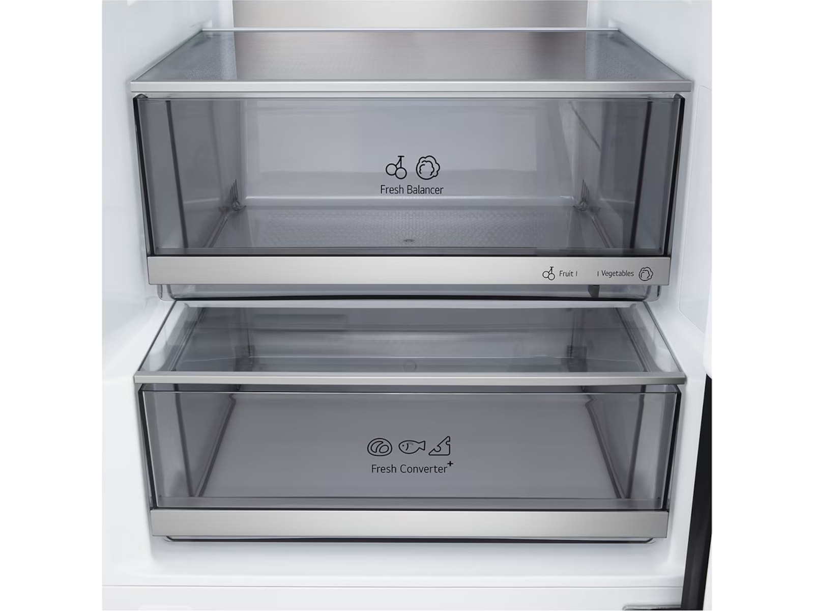 LG GBBS727CEV Kylskåp Total No Frost (svart stål) Kyl & frys kombiskåp