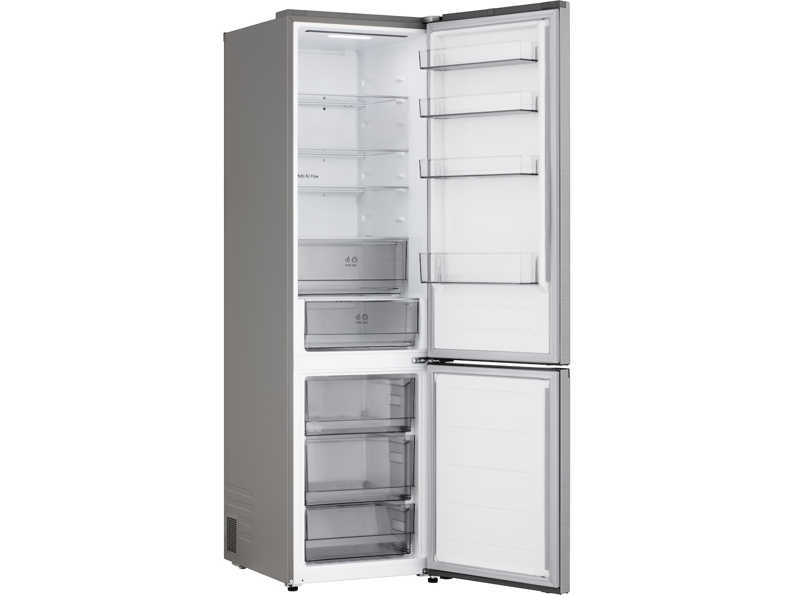 LG GBBS21DPY Kylskåp 2.03M (Prime Silver) Kyl & frys kombiskåp