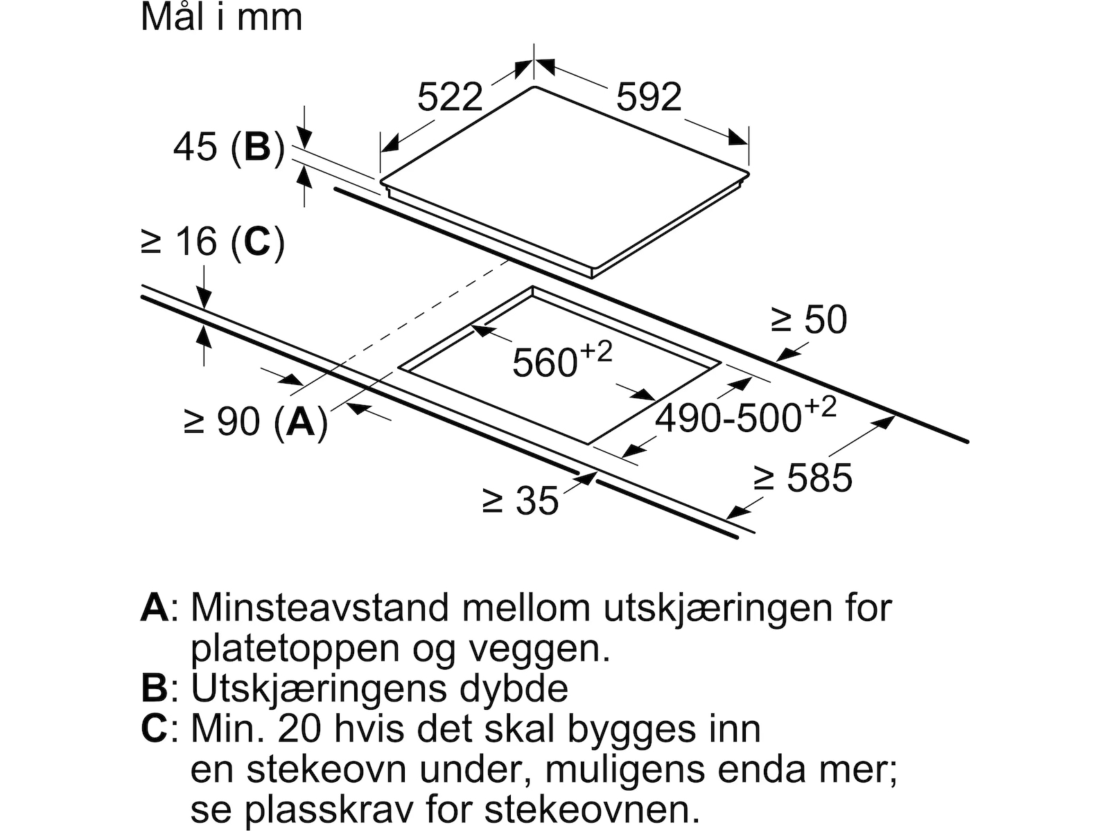 Siemens ET611HE17E iQ100 Glaskeramikhäll Keramikhäll
