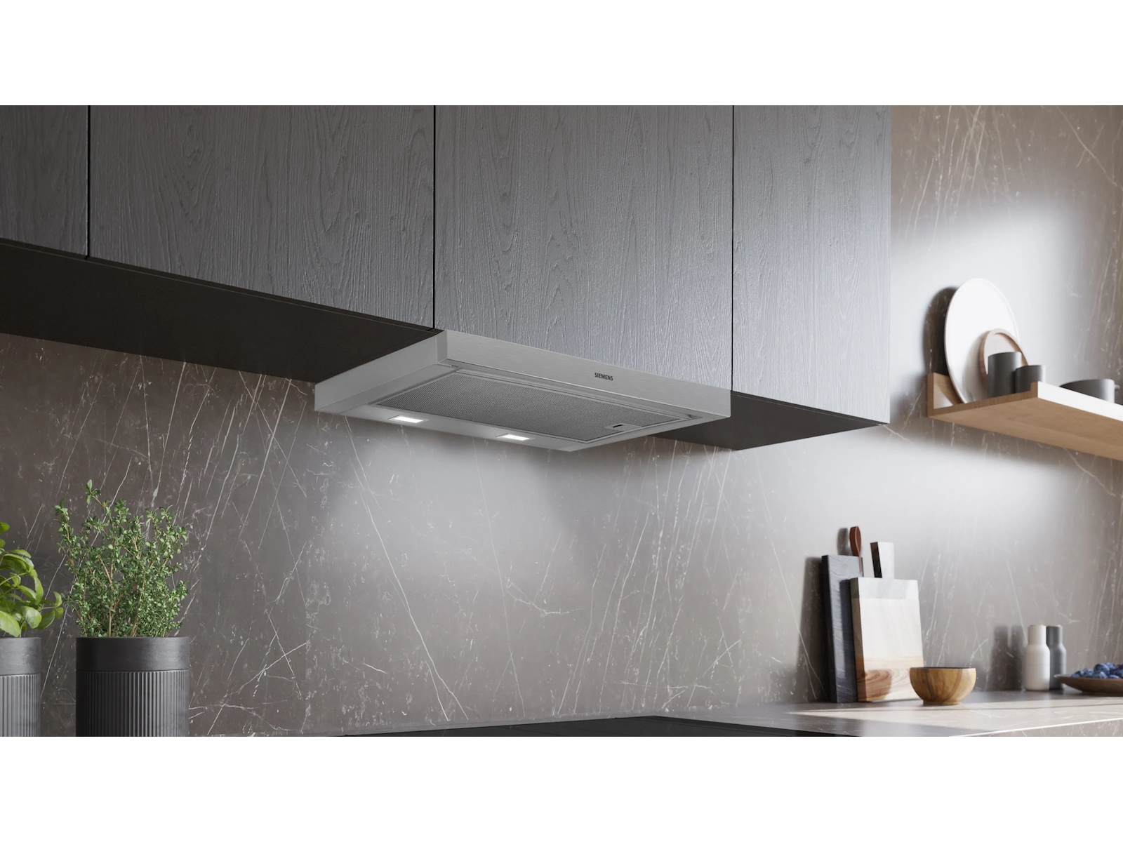 Siemens LI64LB531 iQ300 Utdragbar köksfläkt Väggmonterad köksfläkt