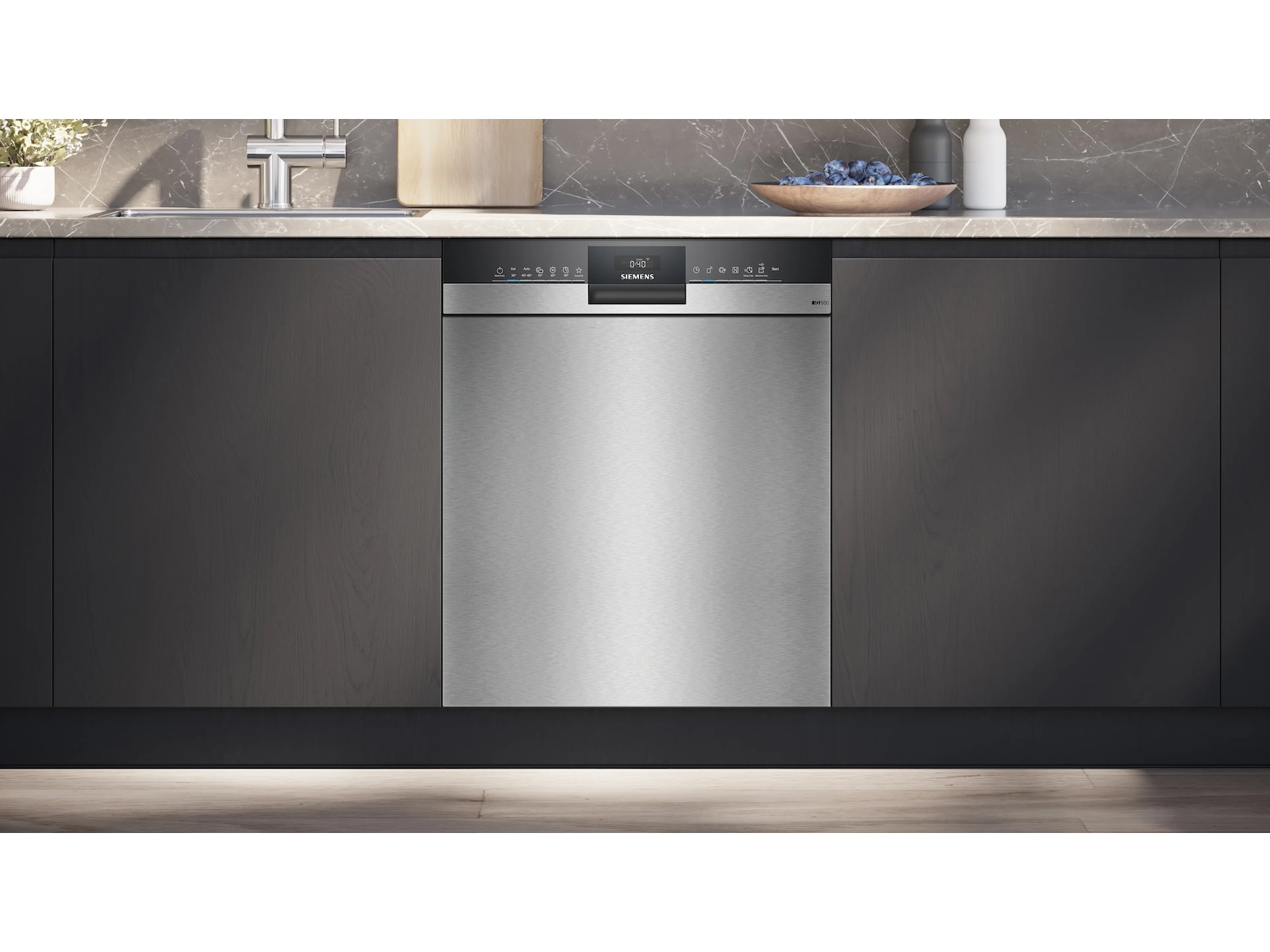 Siemens SN45ZS08CE iQ500 Underbyggd diskmaskin (Rostfritt stål) Underbyggd diskmaskin
