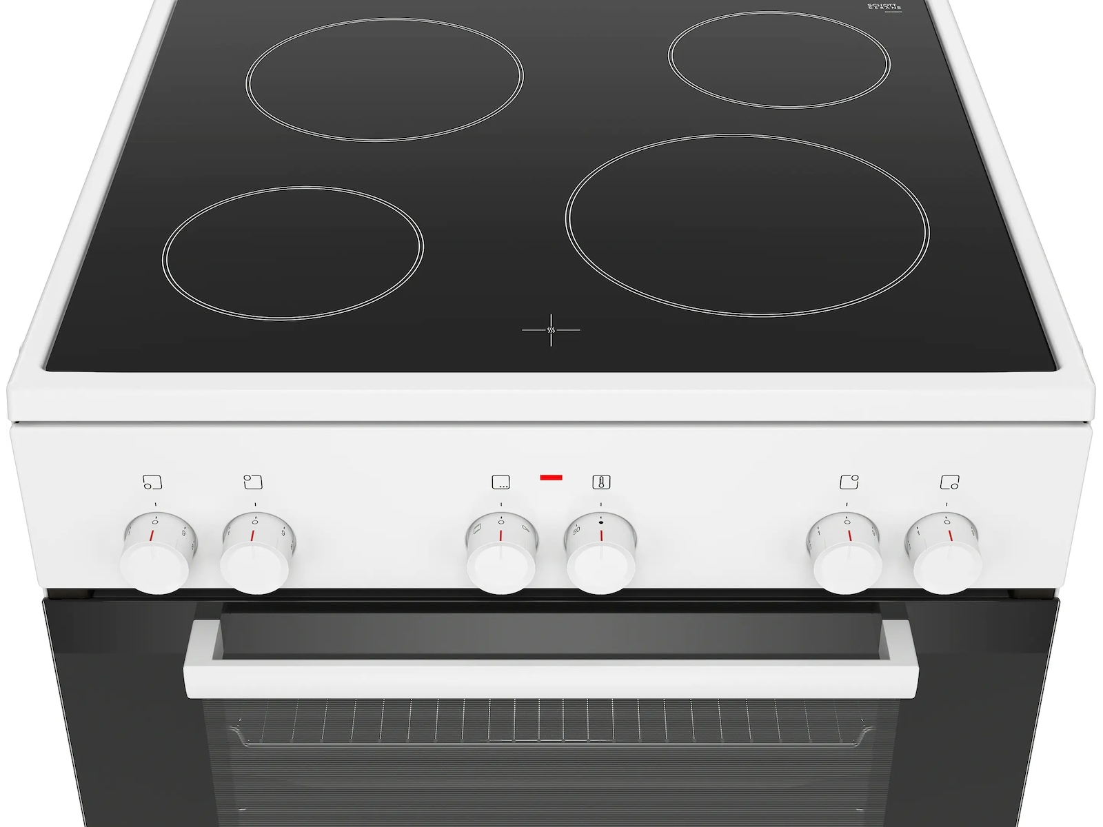 Bosch Serie 2 Spis 60cm Glaskeramik (Vit) Spis