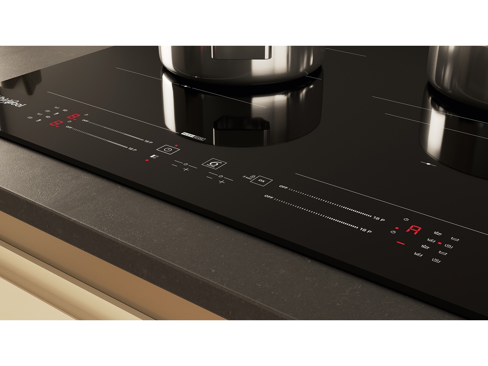 Whirlpool WF S5060 CPBF induktionshäll Induktionshäll