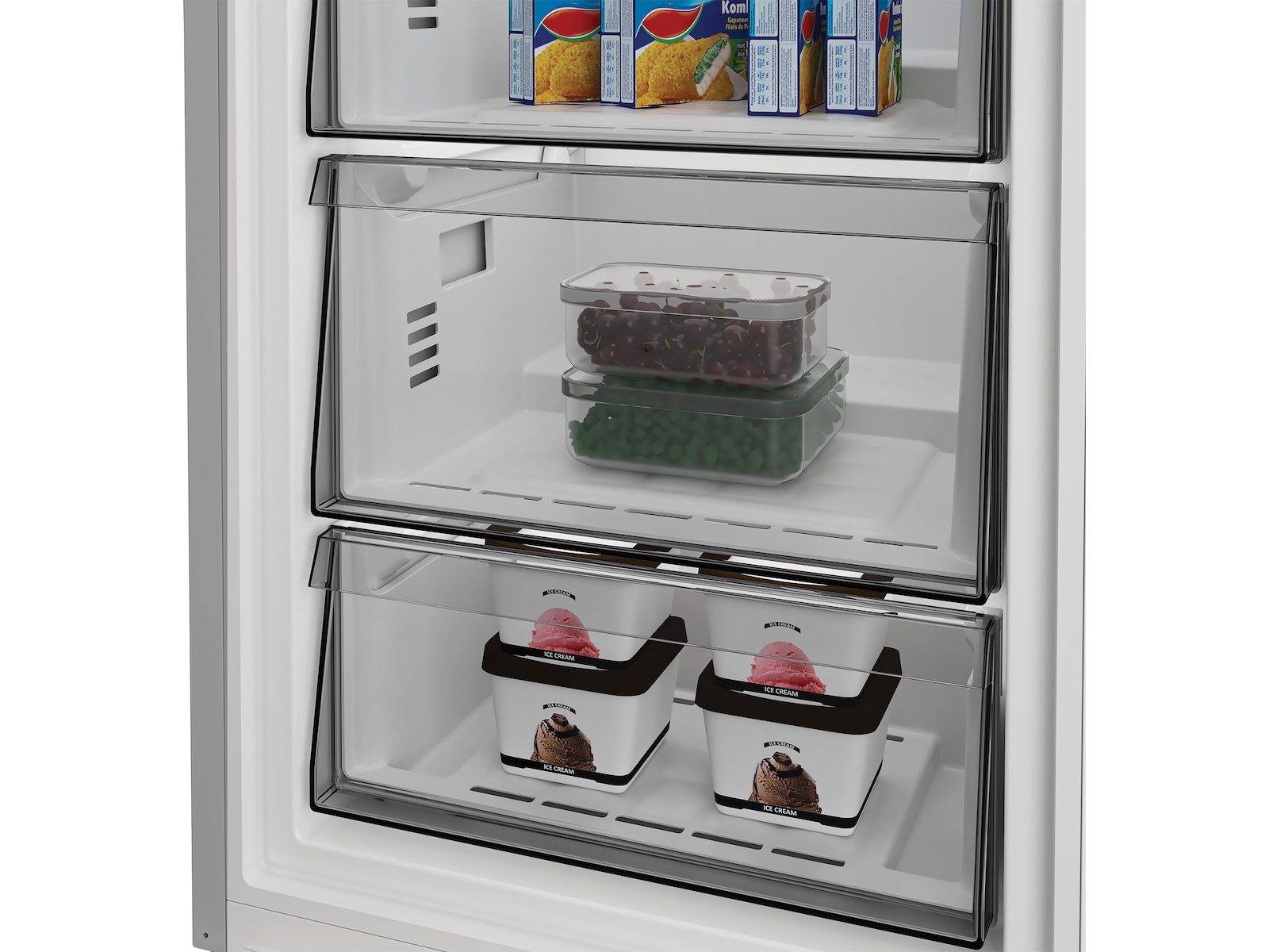 Whirlpool WHMFF 6312 XP41 Frysskåp (titanium inox) Frysskåp