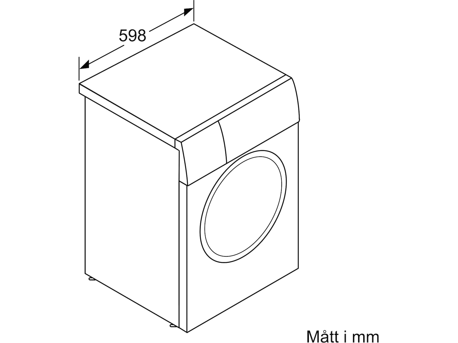 Bosch WAN2829SSN Serie 4 Tvättmaskin (vit) Tvättmaskin