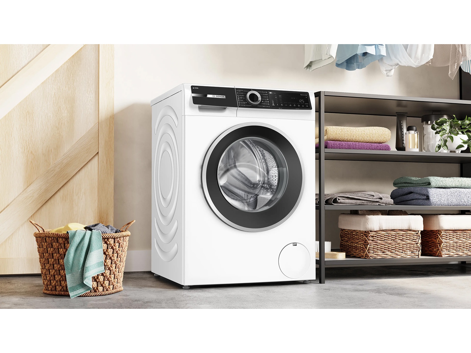 Bosch WGK264FLSN Serie 6 Tvättmaskin (vit) Tvättmaskin