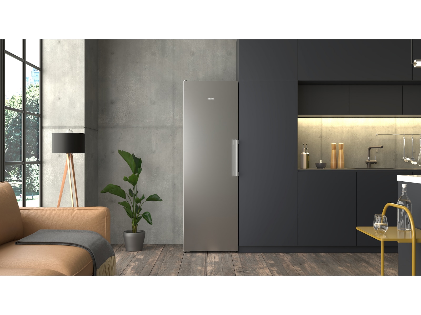 Siemens KS36NVICG iQ300 Kylskåp (Rostfritt stål) Kylskåp
