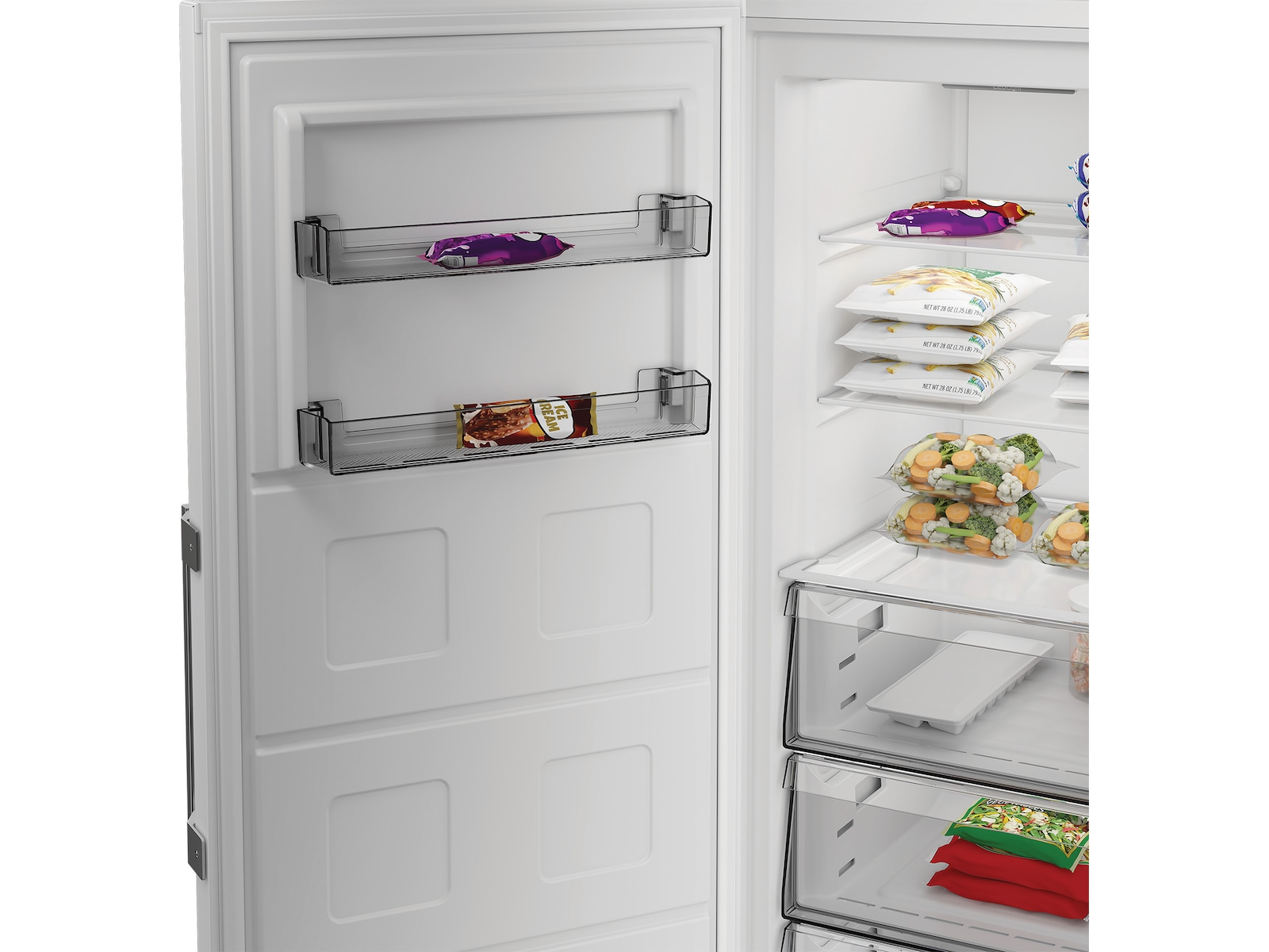 Whirlpool WHMFF 6312 W4 fristående Frys (vit) Frysskåp
