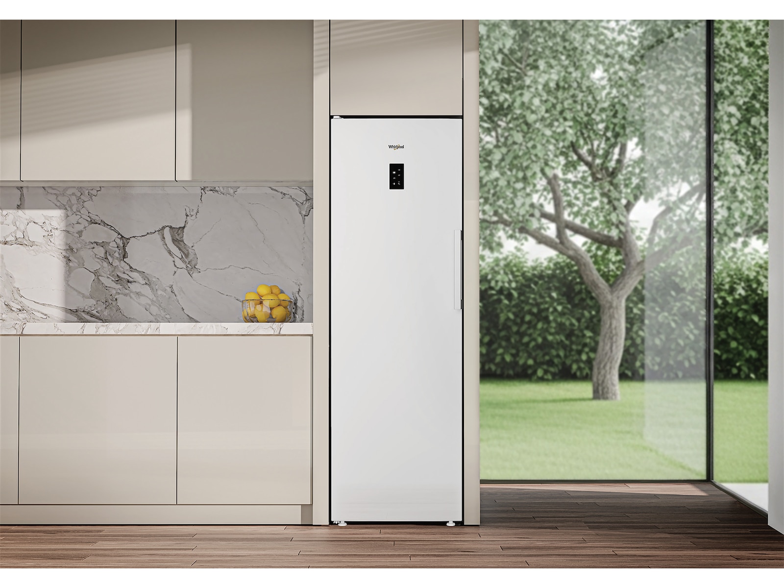 Whirlpool WHMFF 6312 W4 fristående Frys (vit) Frysskåp