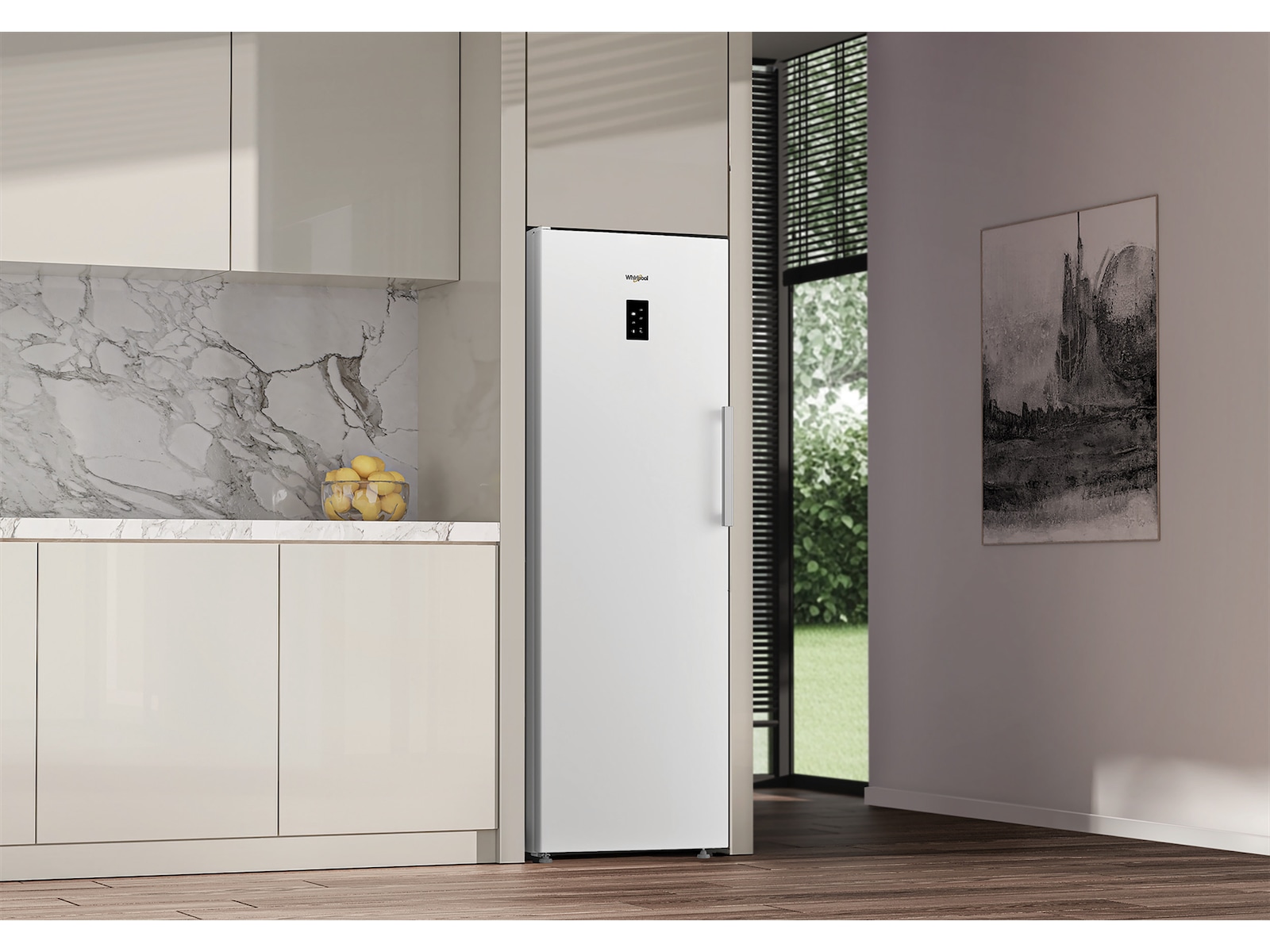 Whirlpool WHMFF 6312 W4 fristående Frys (vit) Frysskåp