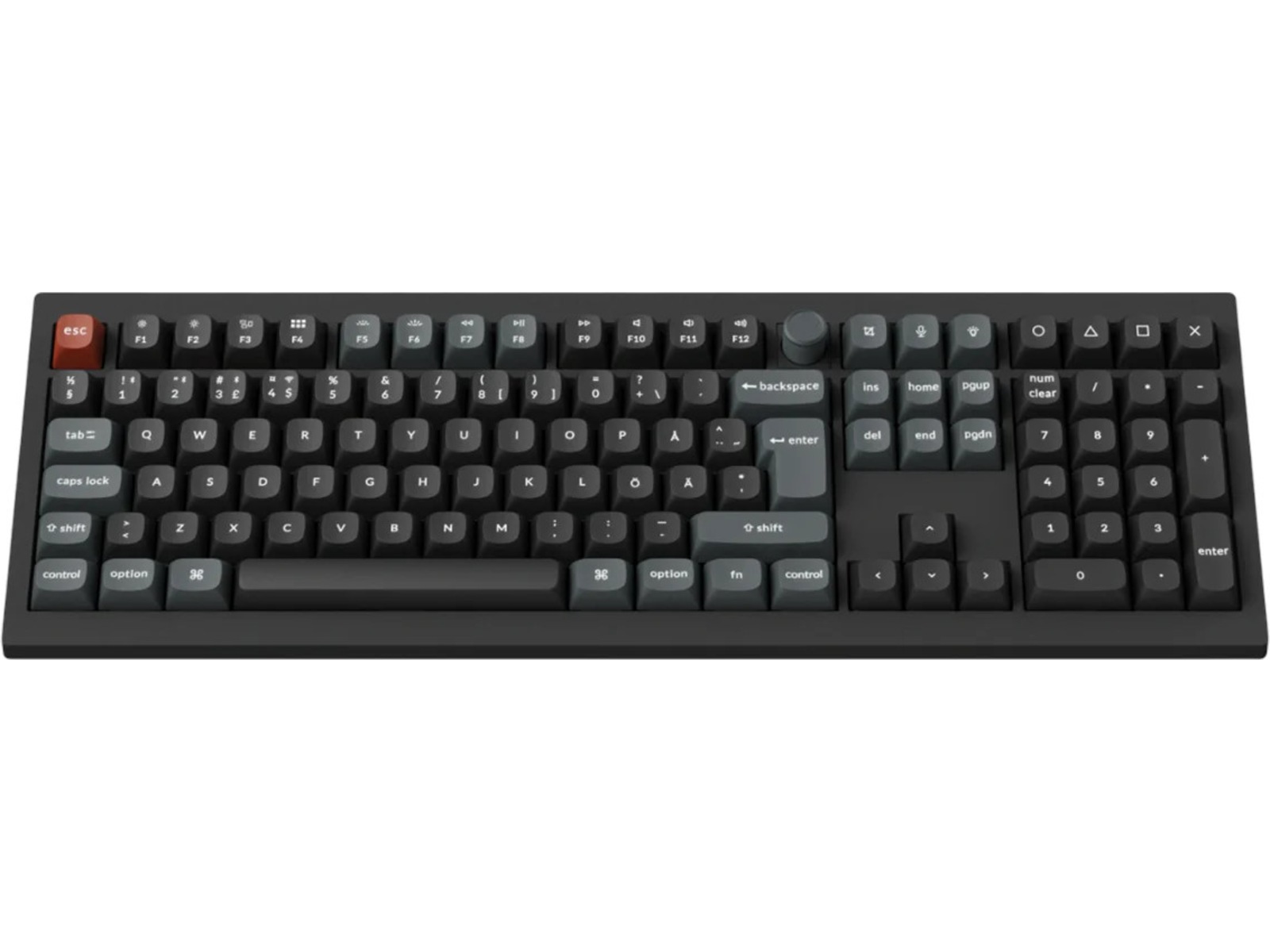 Keychron V6 Ultra 100% 8K Red Trådlöst Gamingtangentbord Gamingtangentbord