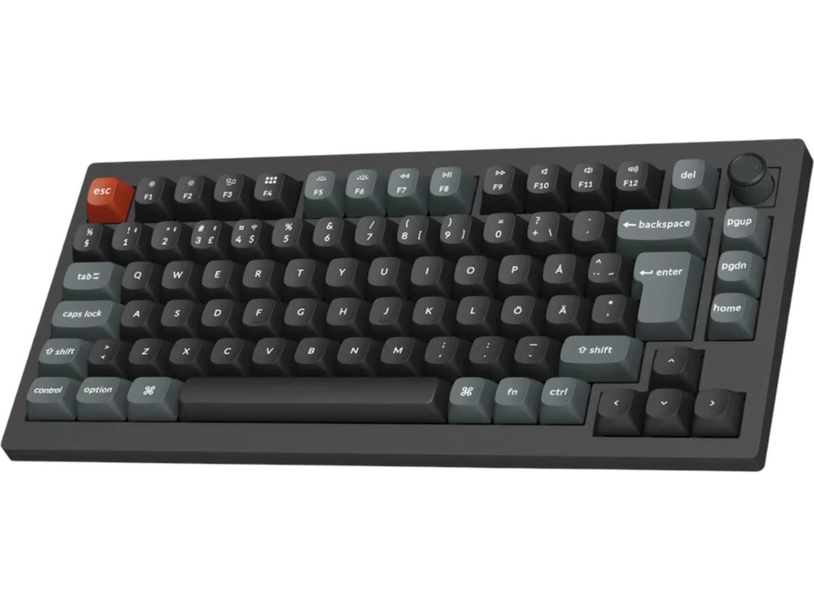 Keychron V1 Ultra 75% 8K Brown Trådlöst Gamingtangentbord Gamingtangentbord