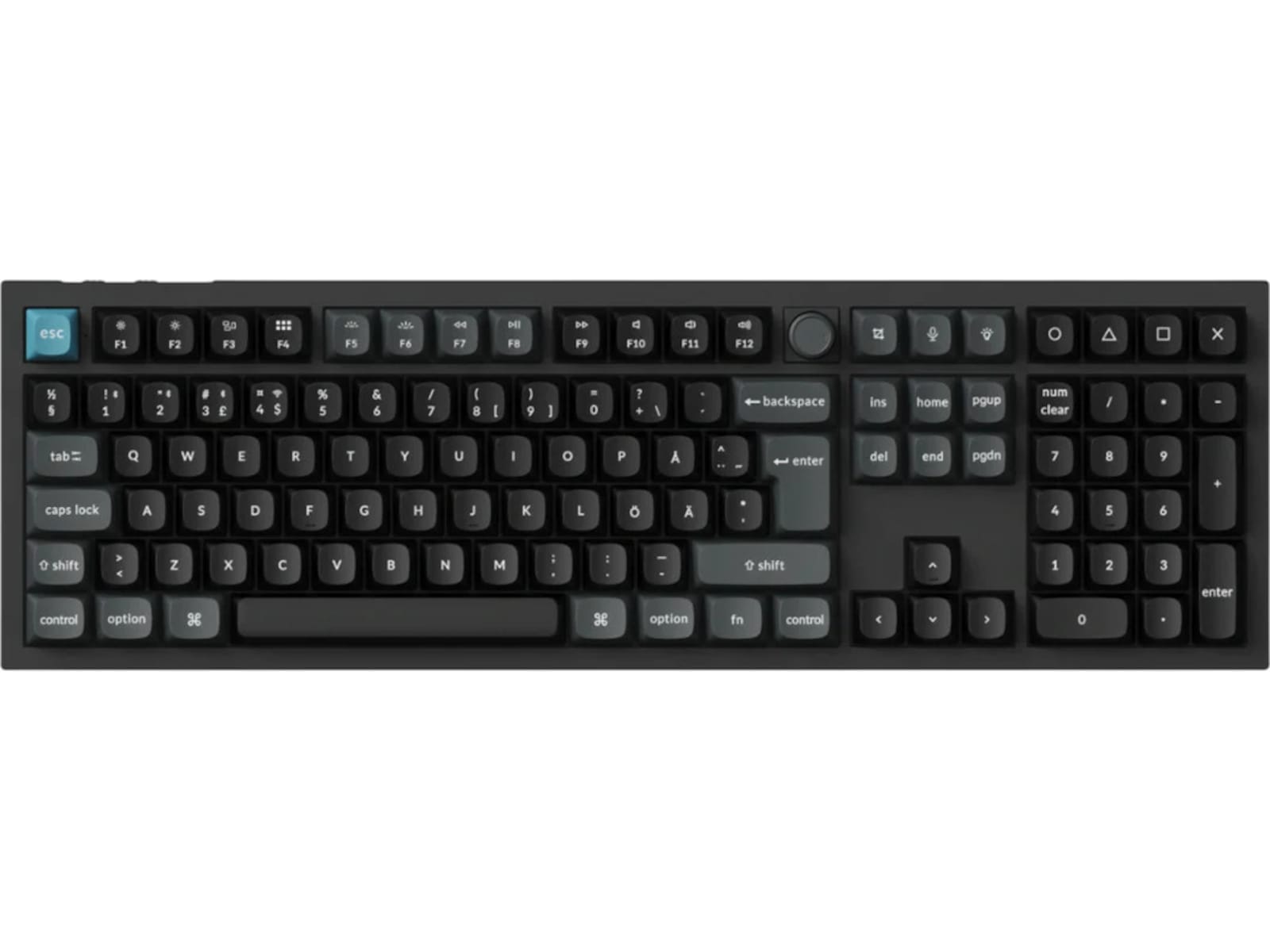 Keychron Q1 Ultra 100% 8K Red Trådlöst Gamingtangentbord Gamingtangentbord