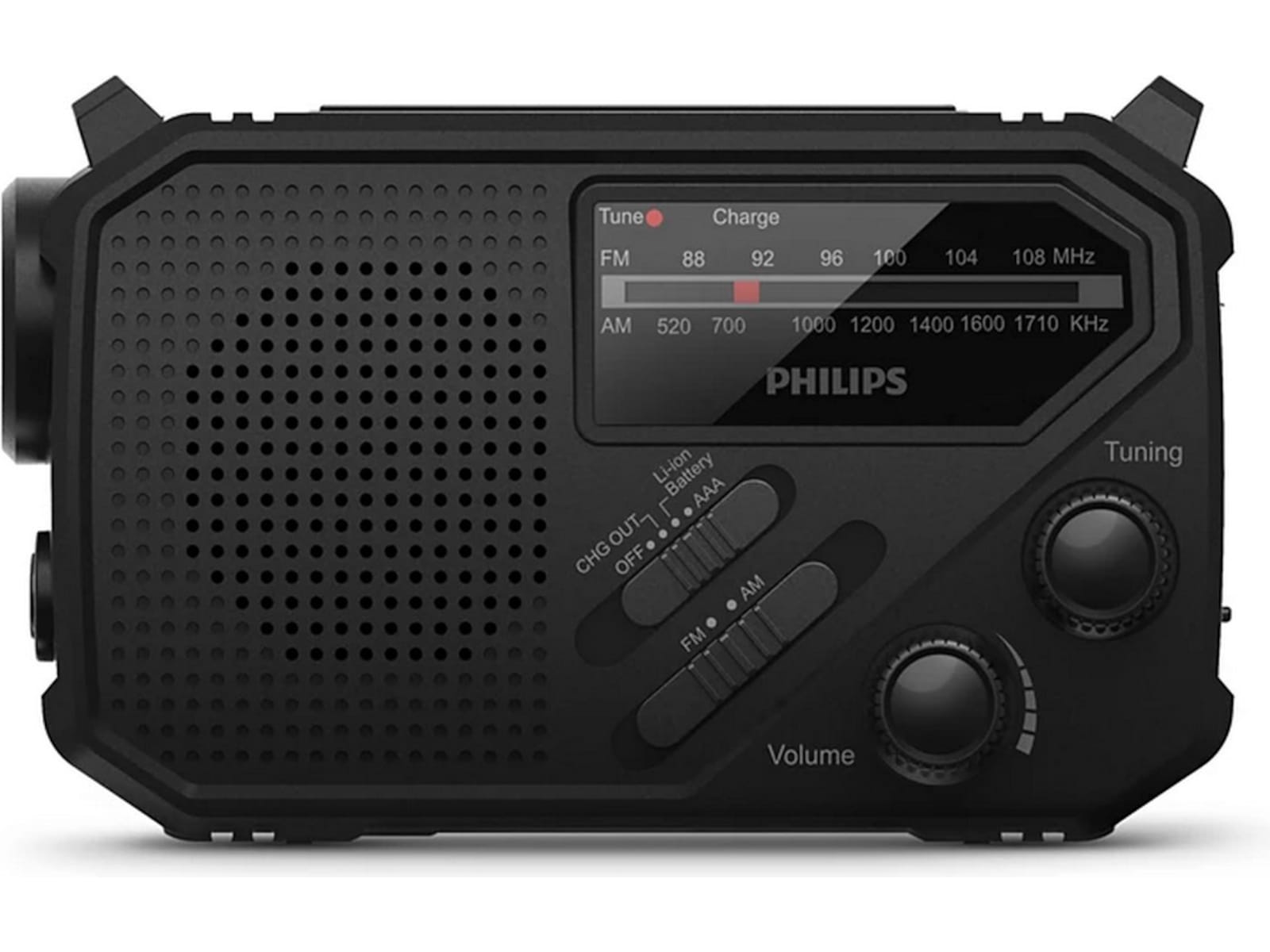 Philips TAR1609 Bärbar Radio med Ficklampa Radio & musikspelare