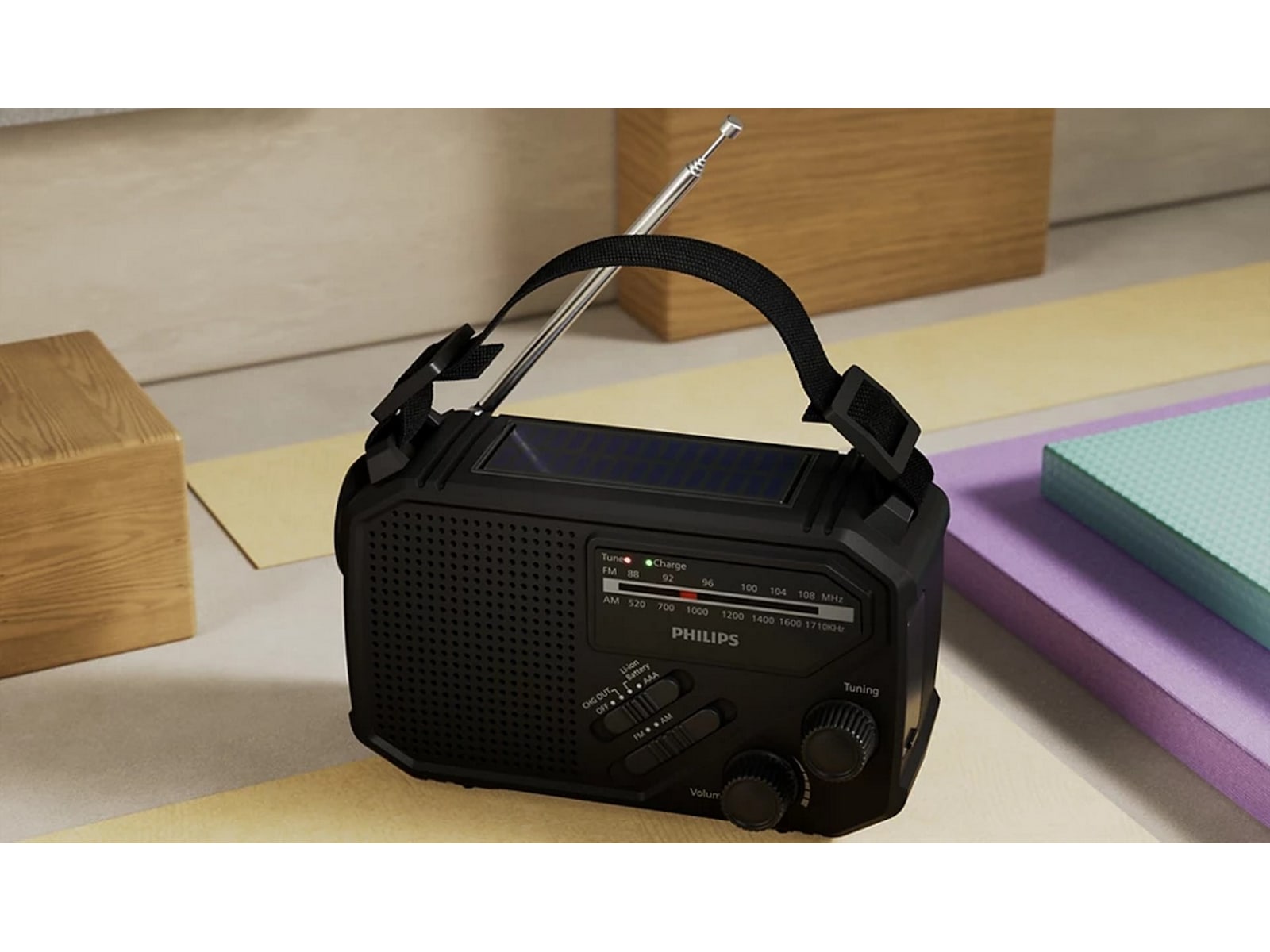 Philips TAR1609 Bärbar Radio med Ficklampa Radio & musikspelare