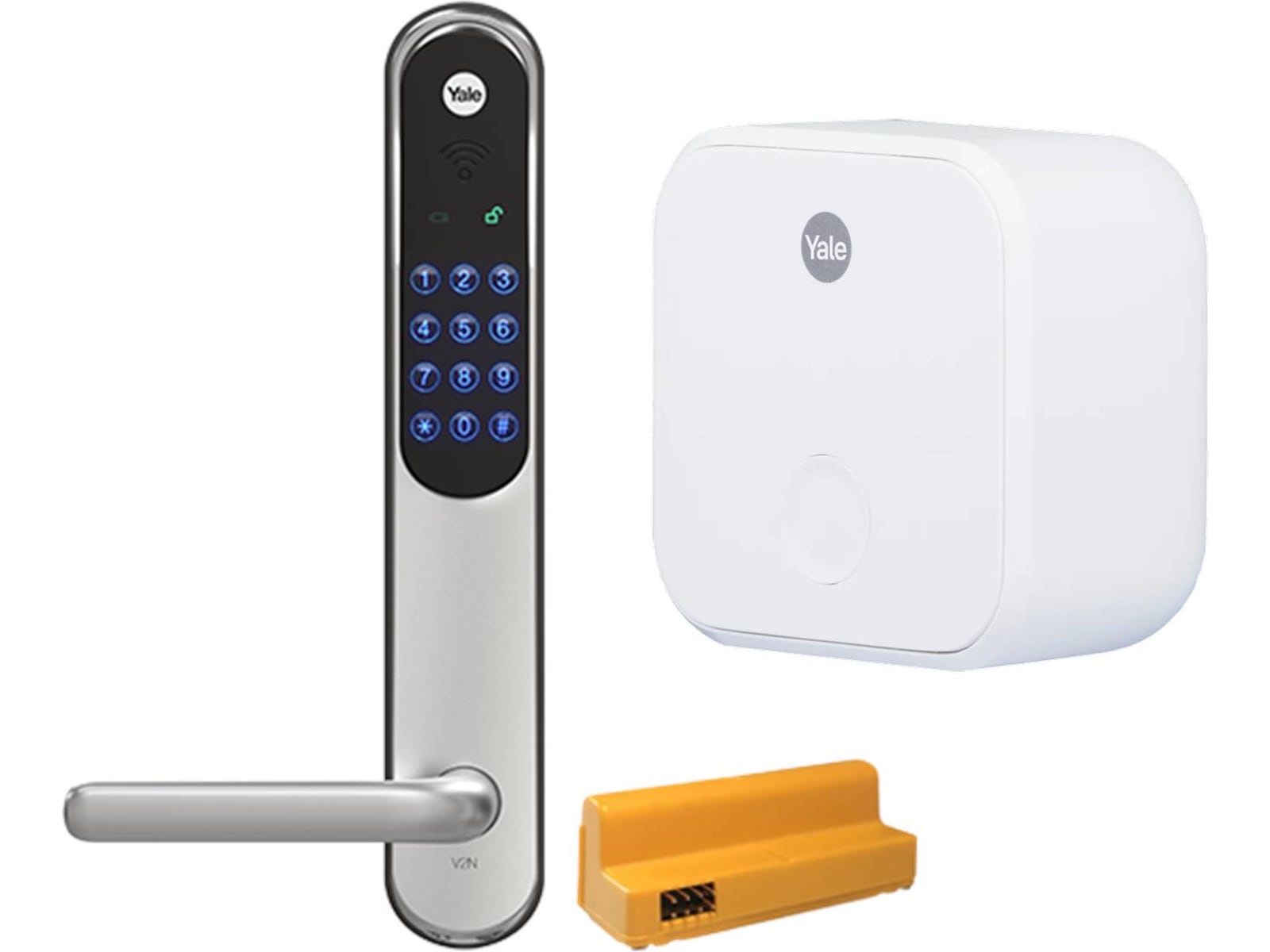 Yale Doorman Classic Home + bridge (silver) Elektroniskt dörrlås