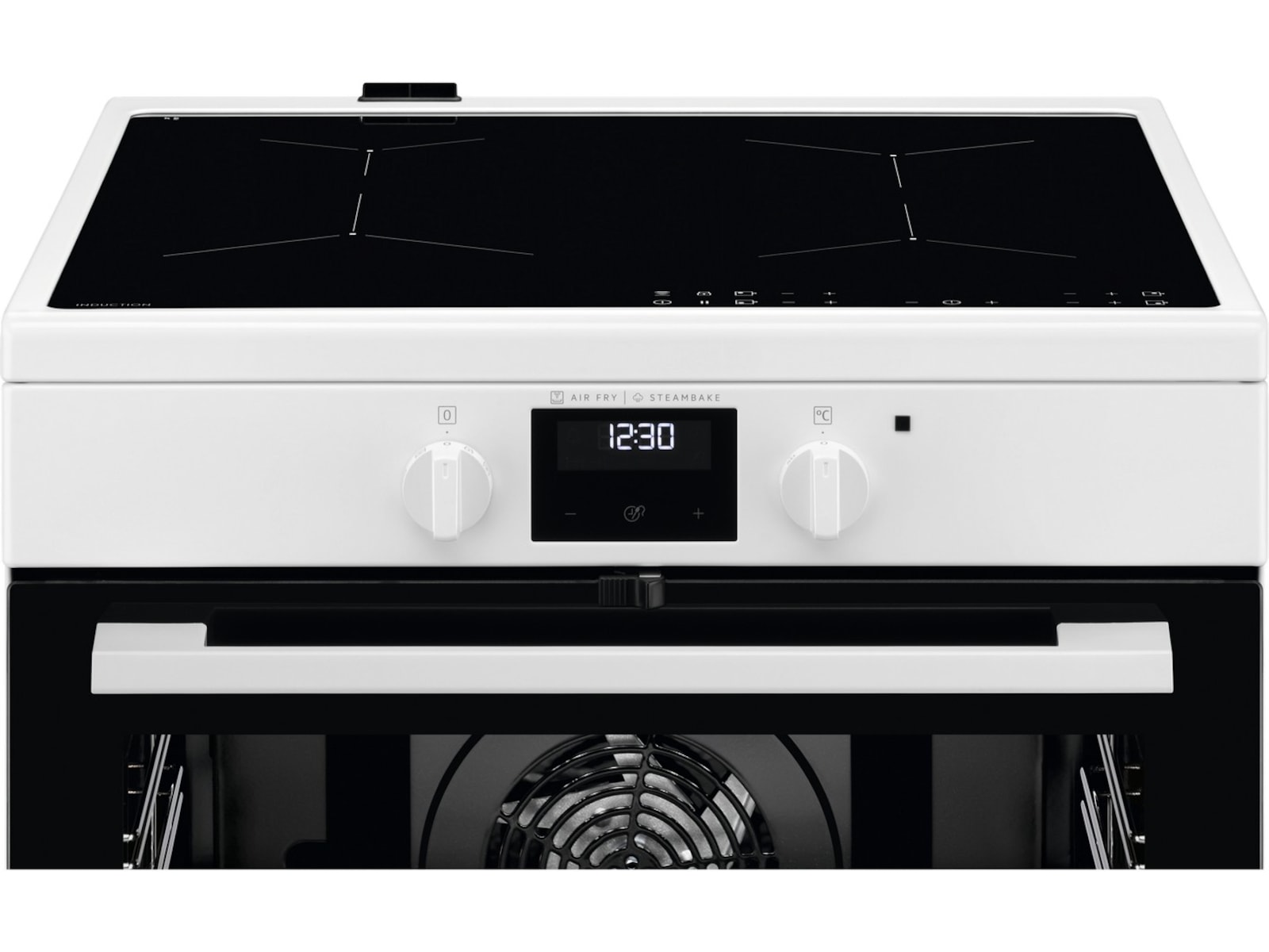 Electrolux 600 SteamBake Induktion 60 cm Katalys (vit) Spis