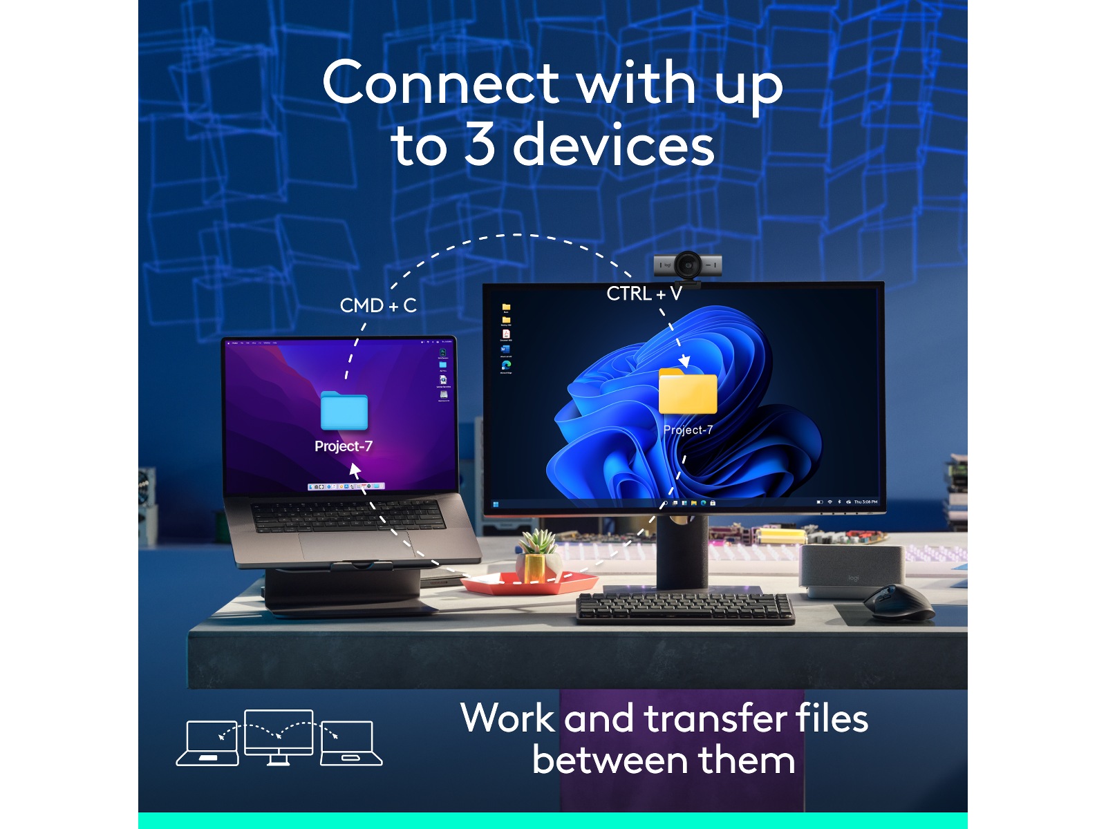 Logitech MX Master 3S Trådlös Mus -B-Grade Demo mus