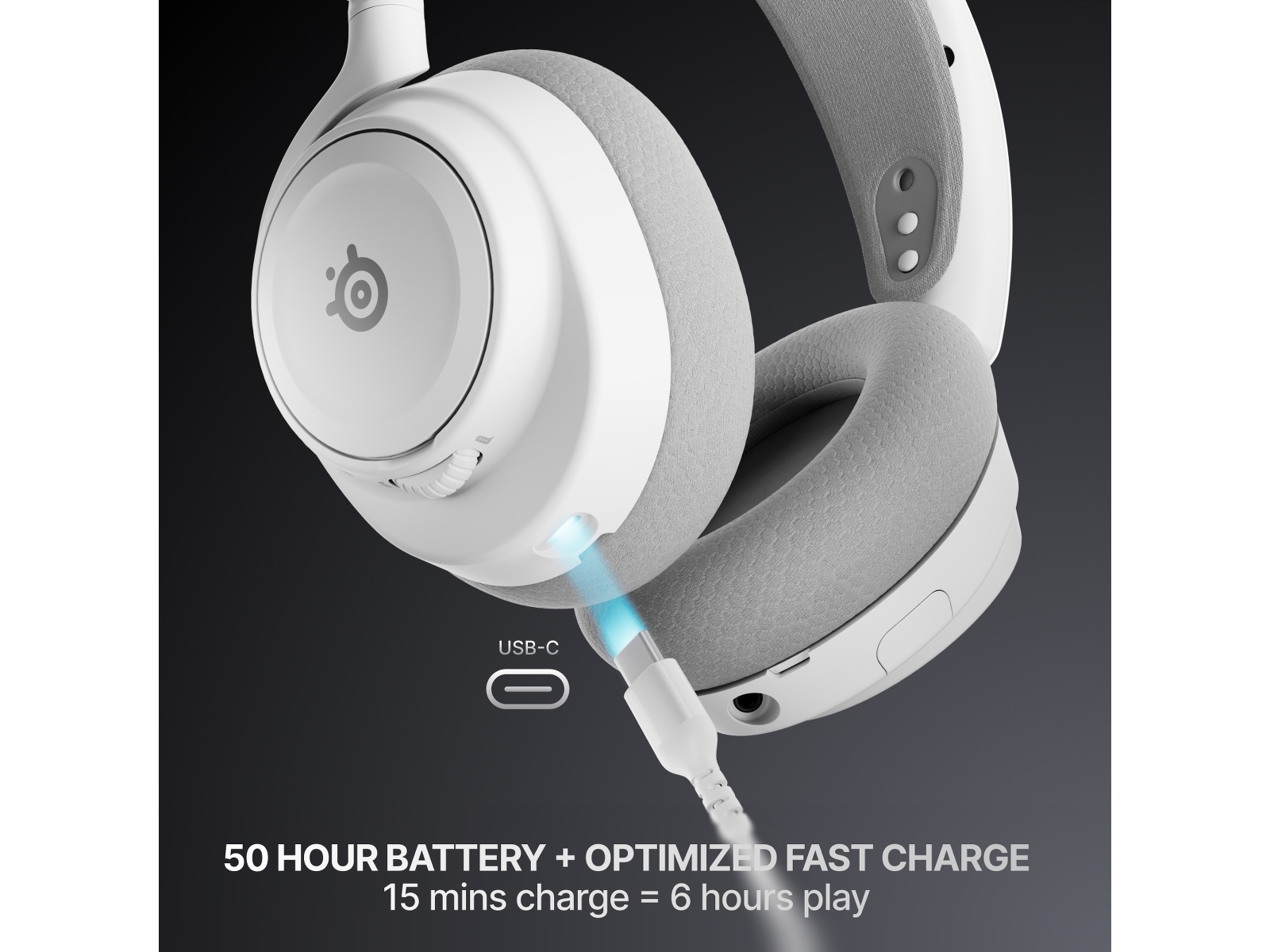 SteelSeries Arctis Nova 7P Gen 2 Trådlöst Gamingheadset (vit) -B-Grade Demo headset
