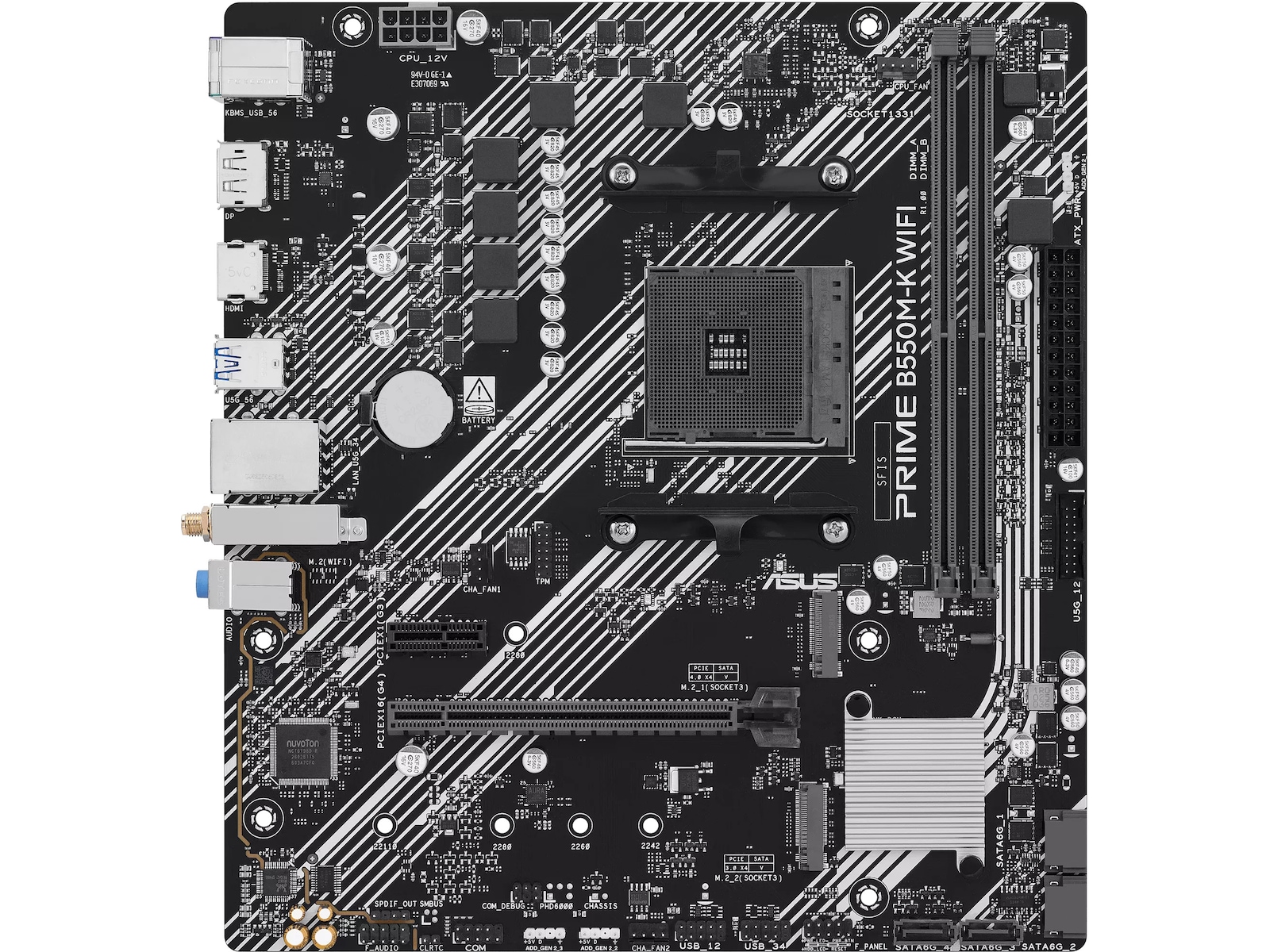 ASUS PRIME B550M-K WIFI Moderkort AMD Socket