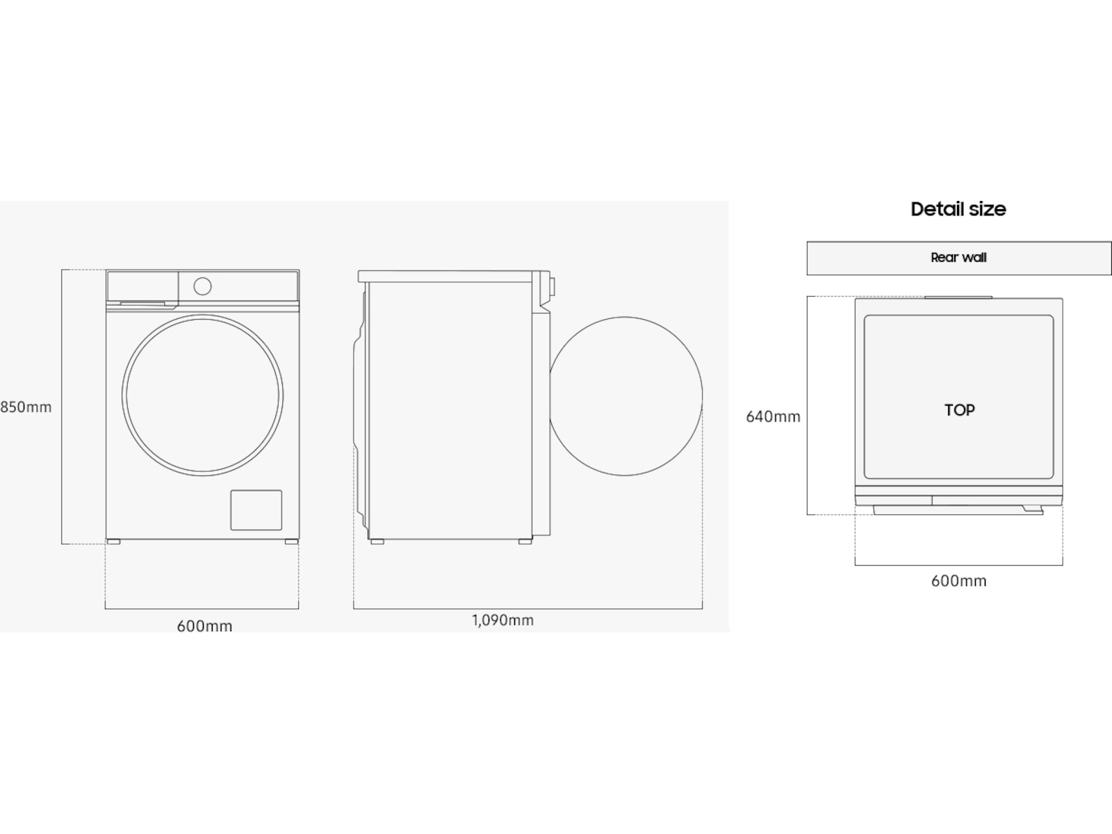 Samsung Bespoke Tvättmaskin 9KG A-20% Tvättmaskin