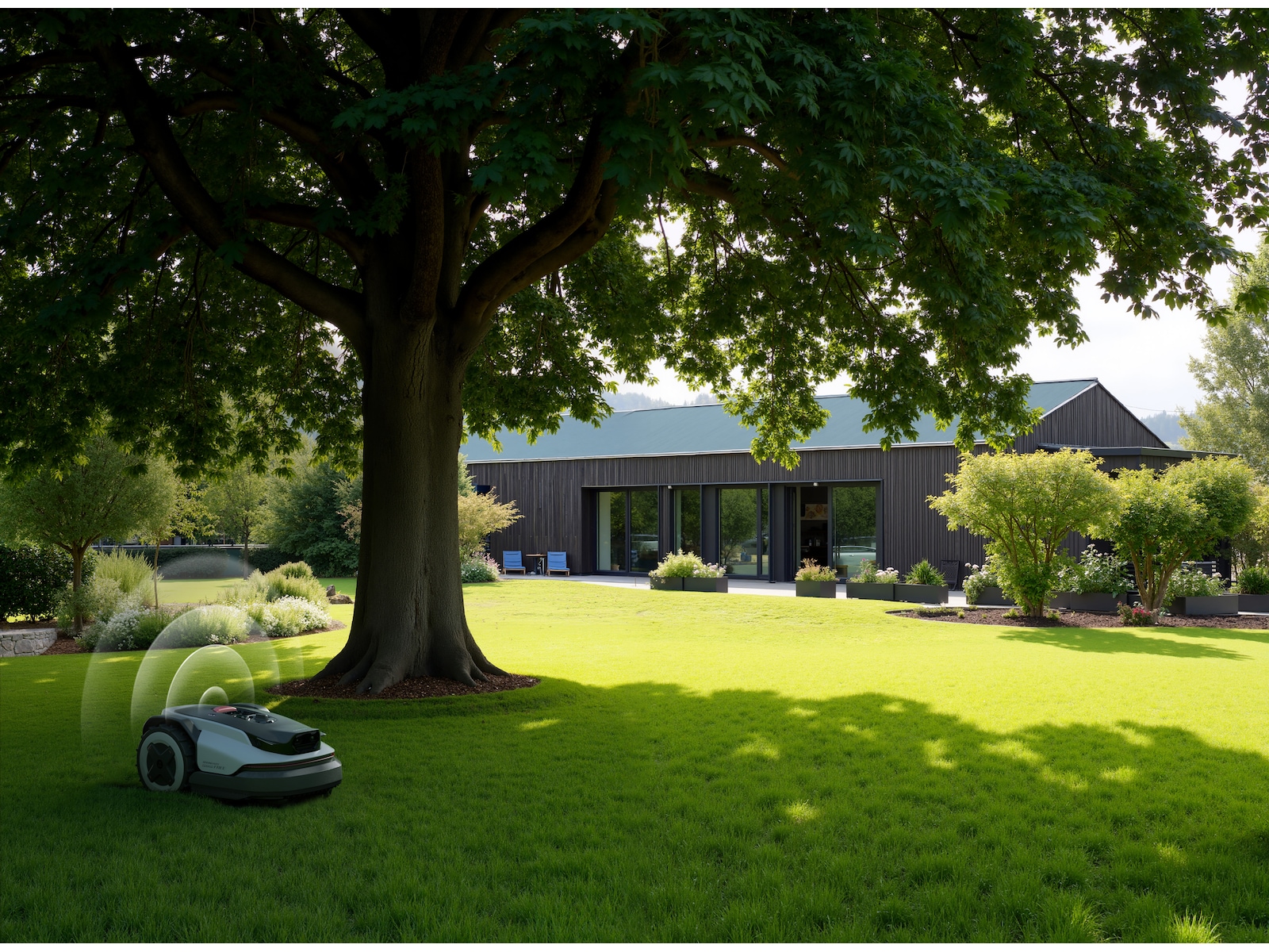 Roborock Q110 robotgräsklippare RTK VSLAM 1000 m² -B-Grade Demo hem & hushåll