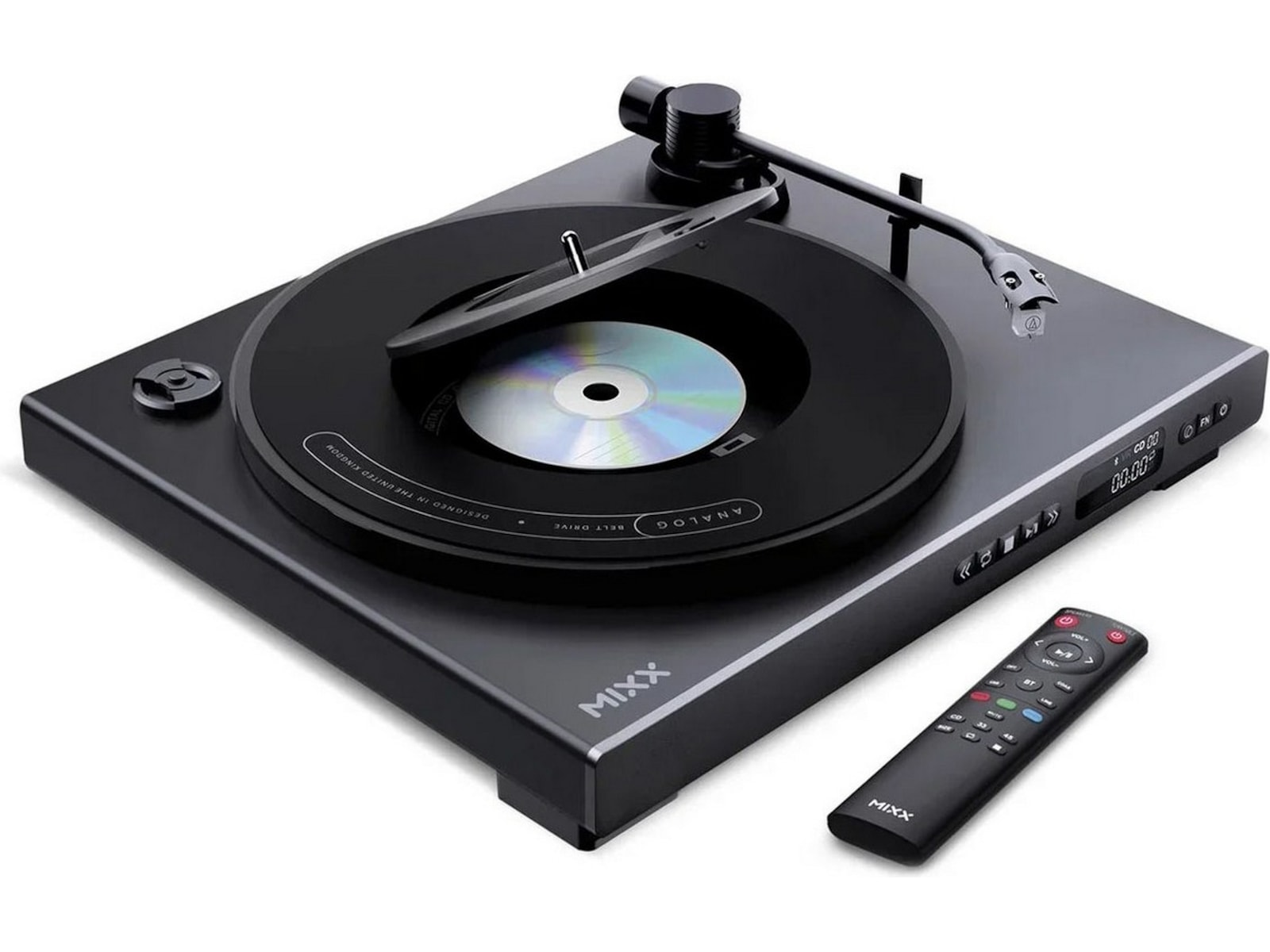 MIXX Analog Plus Vinyl och CD-spelare (svart) Skivspelare