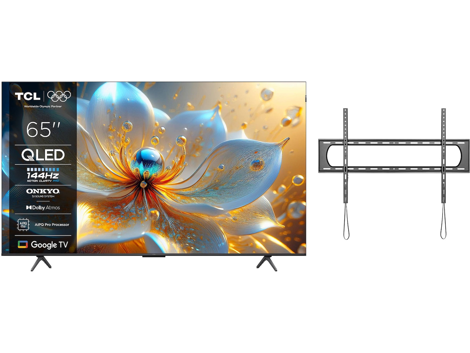 TCL 65" T8C 4K QLED Google TV (2025) 60 - 69 tums TV
