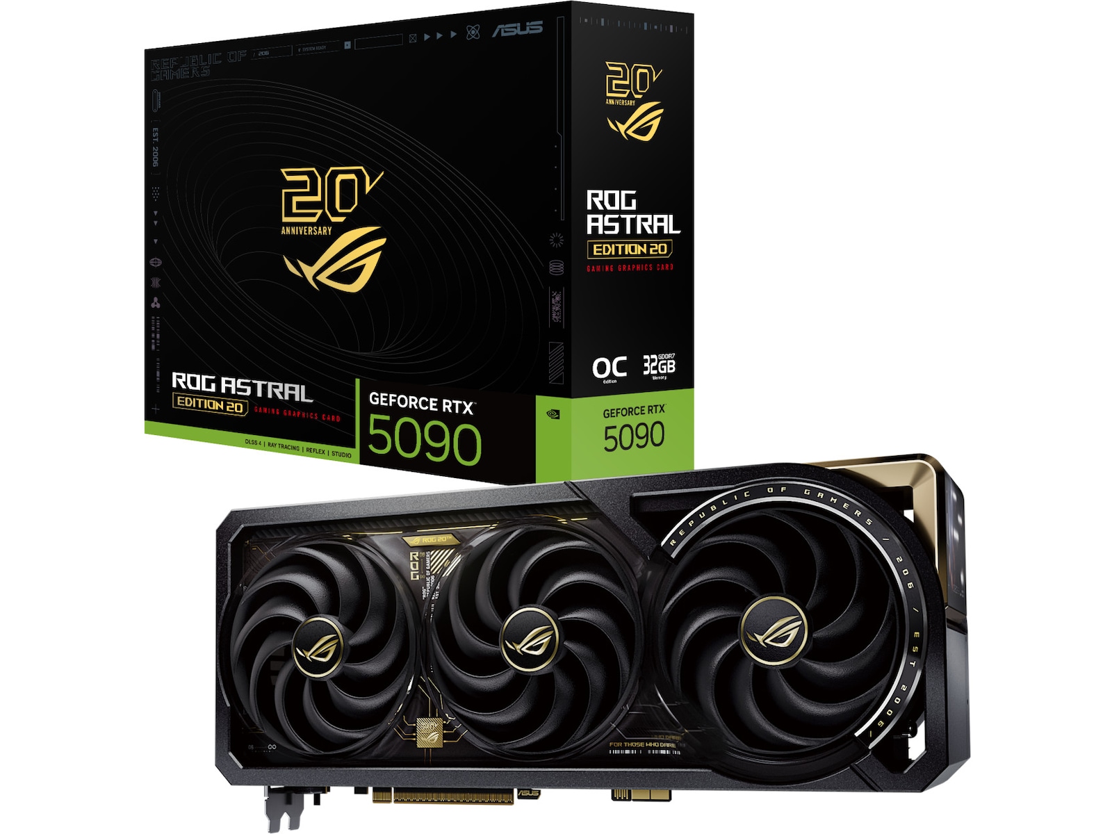 Asus ROG Astral GeForce RTX 5090 Edition 20 Grafikkort