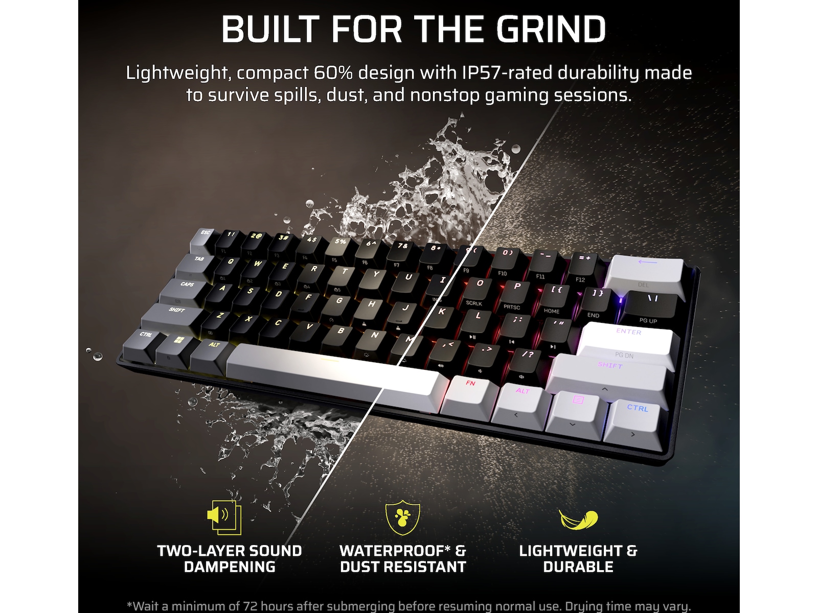 CORSAIR CLIPPER PRO MINI 60 Gamingtangentbord