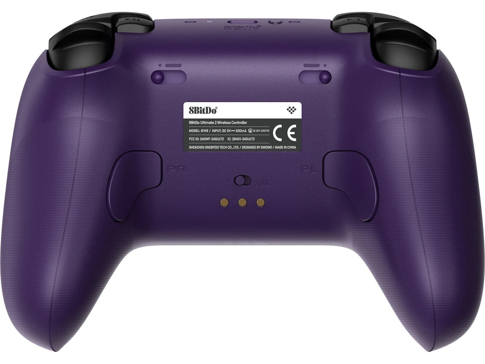 8BitDo Ultimate 2 Wireless 2.4G (Purple) Tillbehör till spelkonsoler