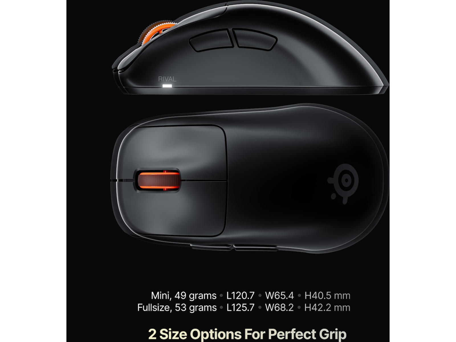 SteelSeries Rival Pro Wireless Mini Gamingmus