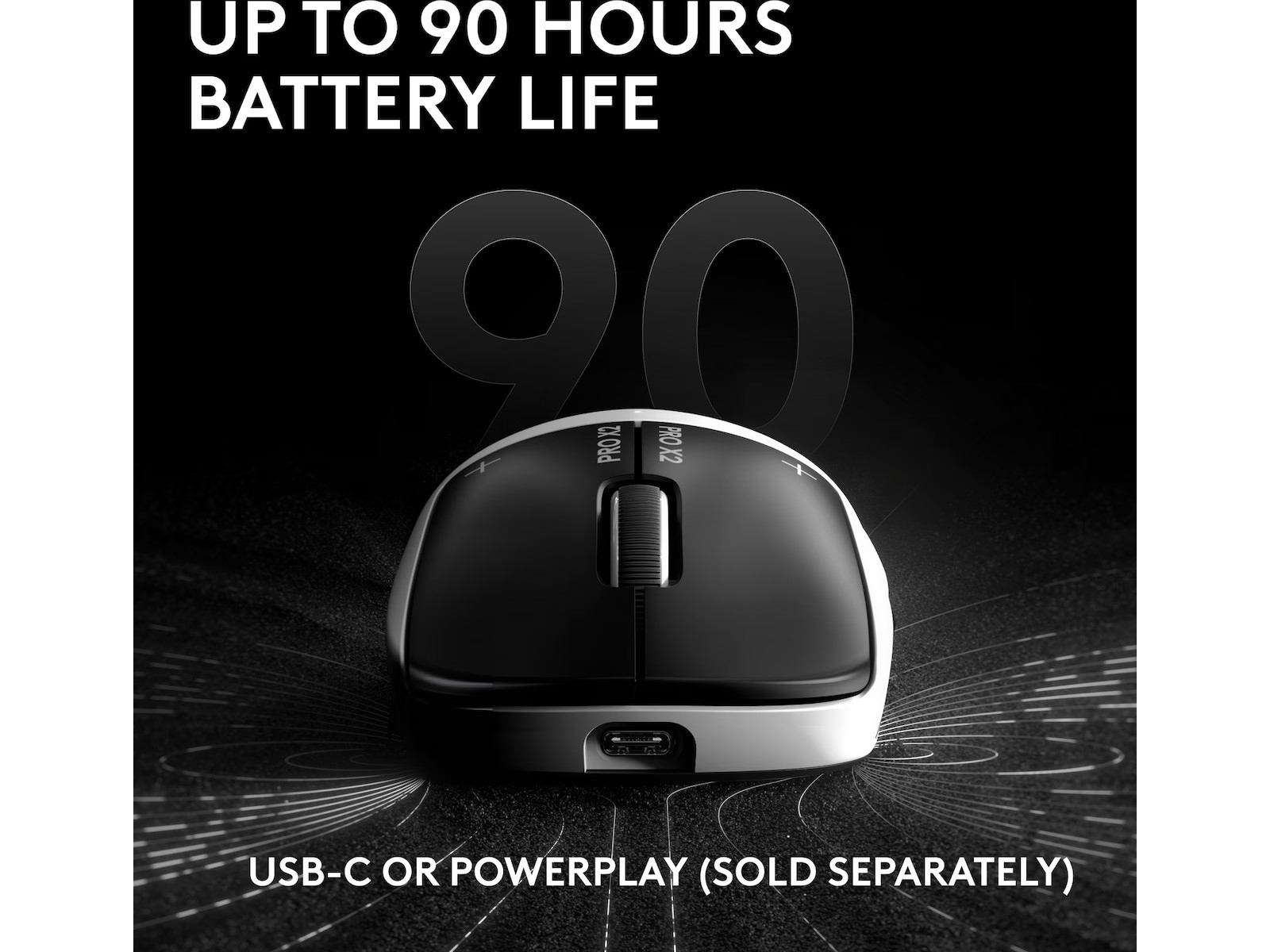 Logitech PRO X 2 SUPERSTRIKE trådlös gamingmus Gamingmus