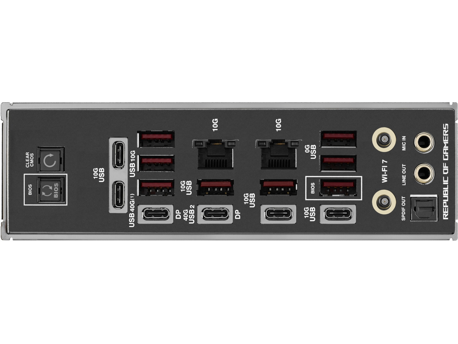 ASUS ROG Crosshair X870E Edition 20 moderkort AMD Socket