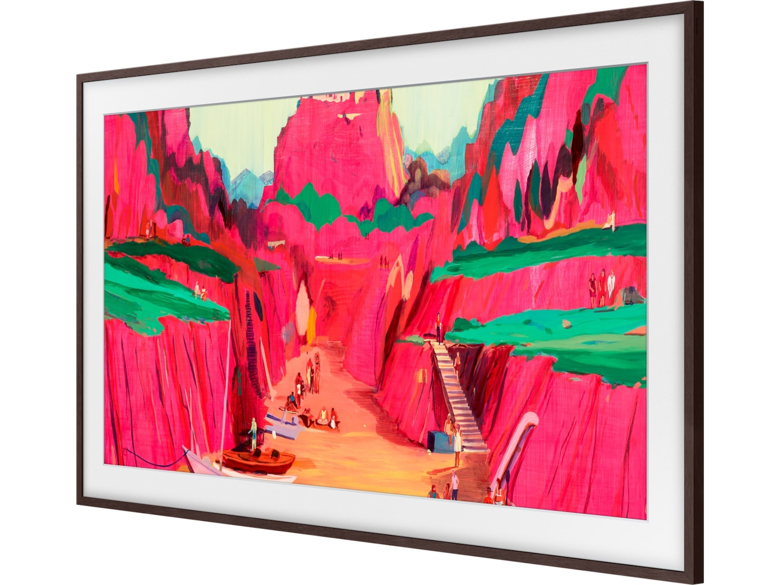 Samsung 75" ram till The Frame och The Frame Pro (2021-2025, Phantom Brown) -B-Grade Demo TV/projektorer