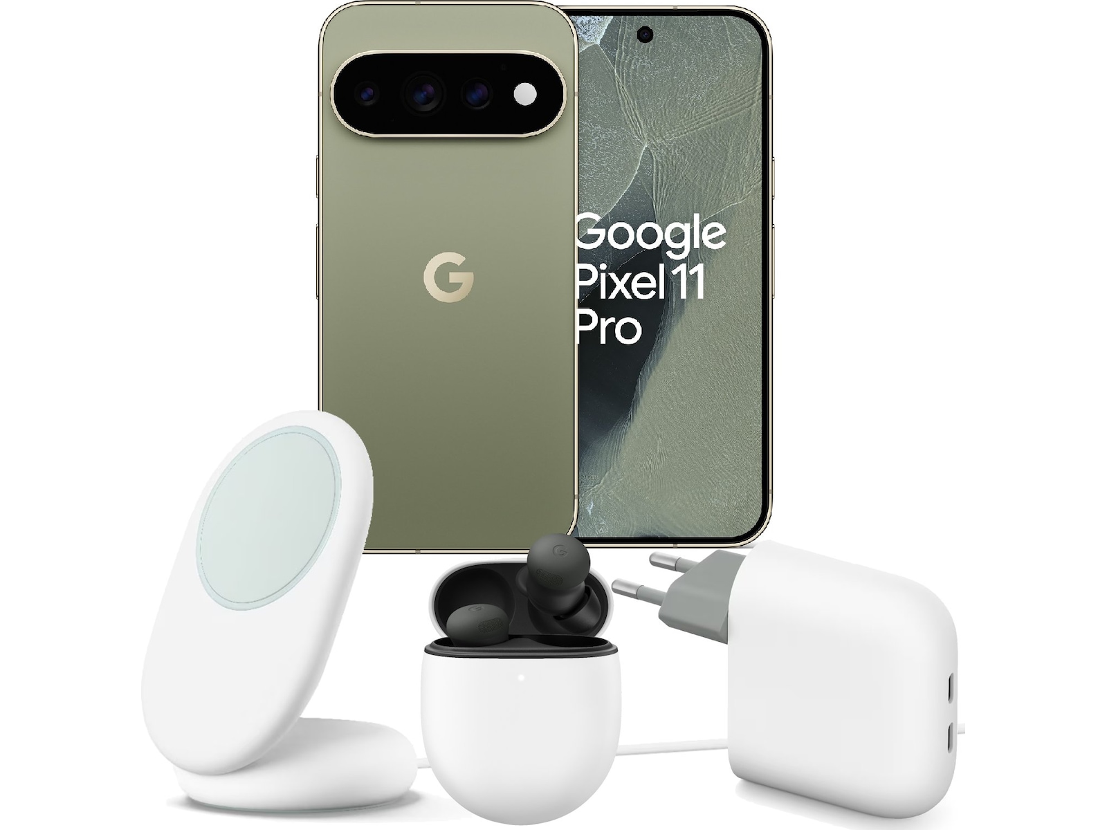 Google Pixel 11 Pro 512GB (Olive) Mobiltelefoner
