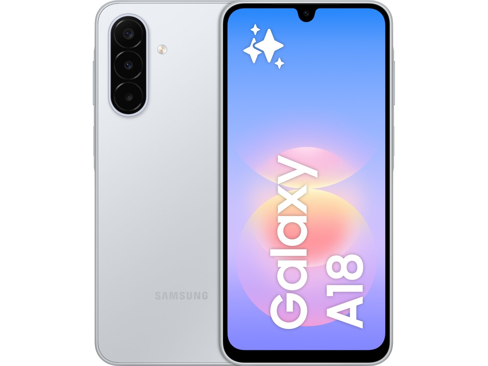 Samsung Galaxy A18 LTE 128GB (silver) Mobiltelefoner