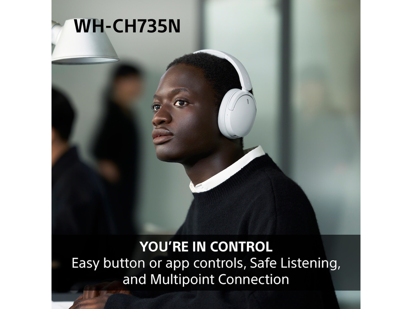 Sony WH-CH735N Trådlösa Hörlurar (beige) Hörlurar
