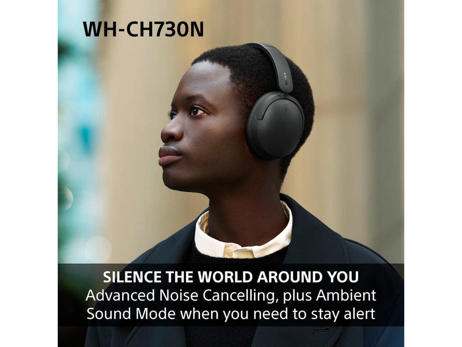 Sony WH-CH730N Trådlösa Hörlurar (svart) Hörlurar