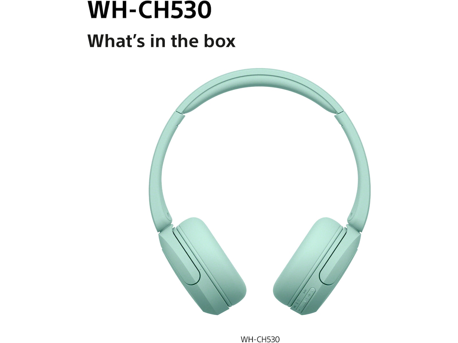 Sony WH-CH530 Trådlösa Bluetooth Hörlurar (mint) Hörlurar