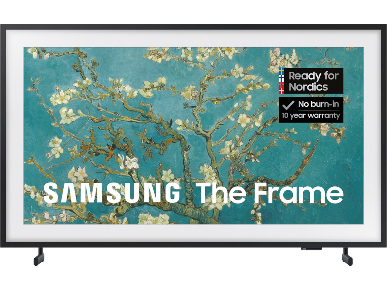 Samsung 32" LS03C The Frame (2023) + sandguldfärgad ram 20 - 49 tums TV