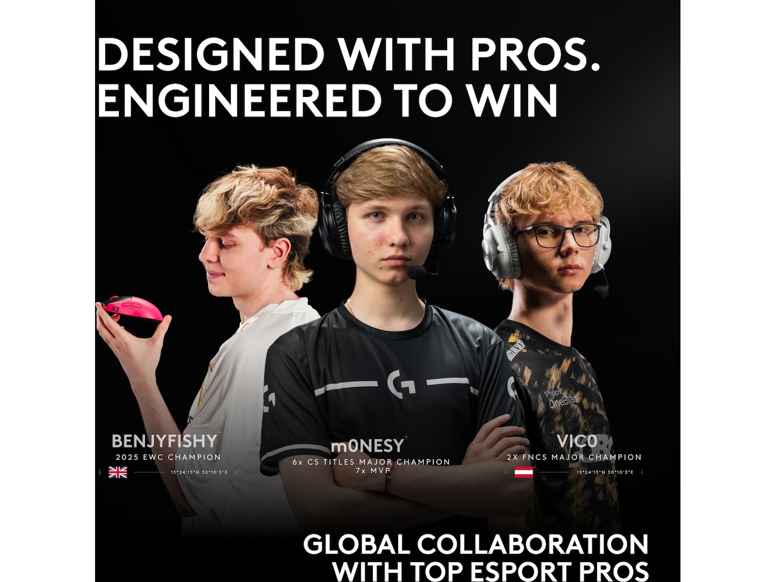 Logitech G PRO X3 SUPERSTRIKE trådlös gamingmus (svart) Gamingmus
