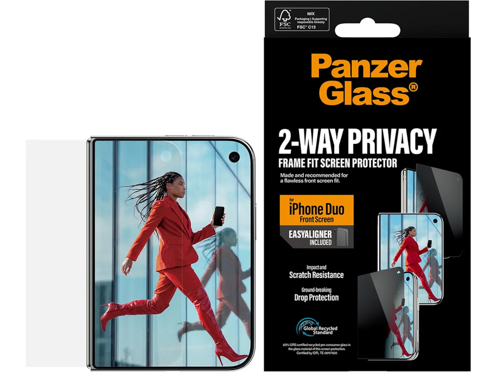 PanzerGlass iPhone Duo Privacy Skärmskydd Skärmskydd mobiltelefon