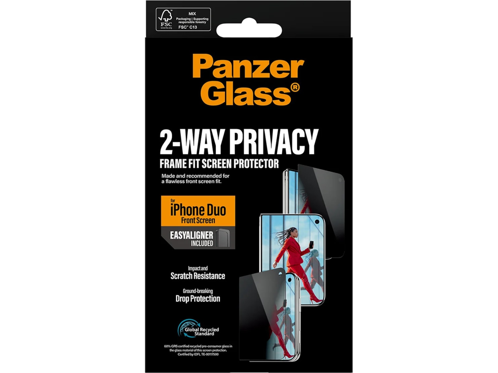 PanzerGlass iPhone Duo Privacy Skärmskydd Skärmskydd mobiltelefon