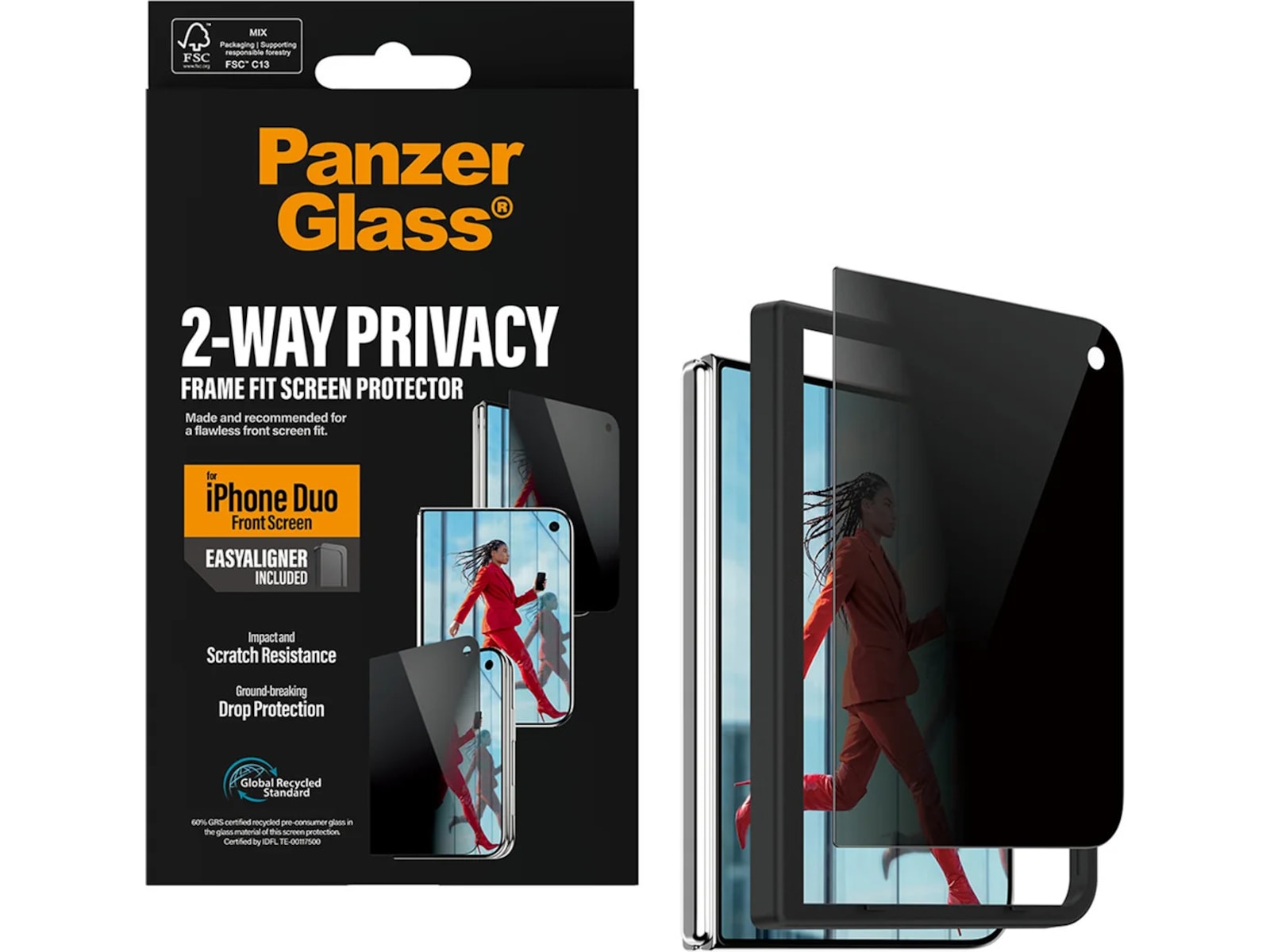 PanzerGlass iPhone Duo Privacy Skärmskydd Skärmskydd mobiltelefon