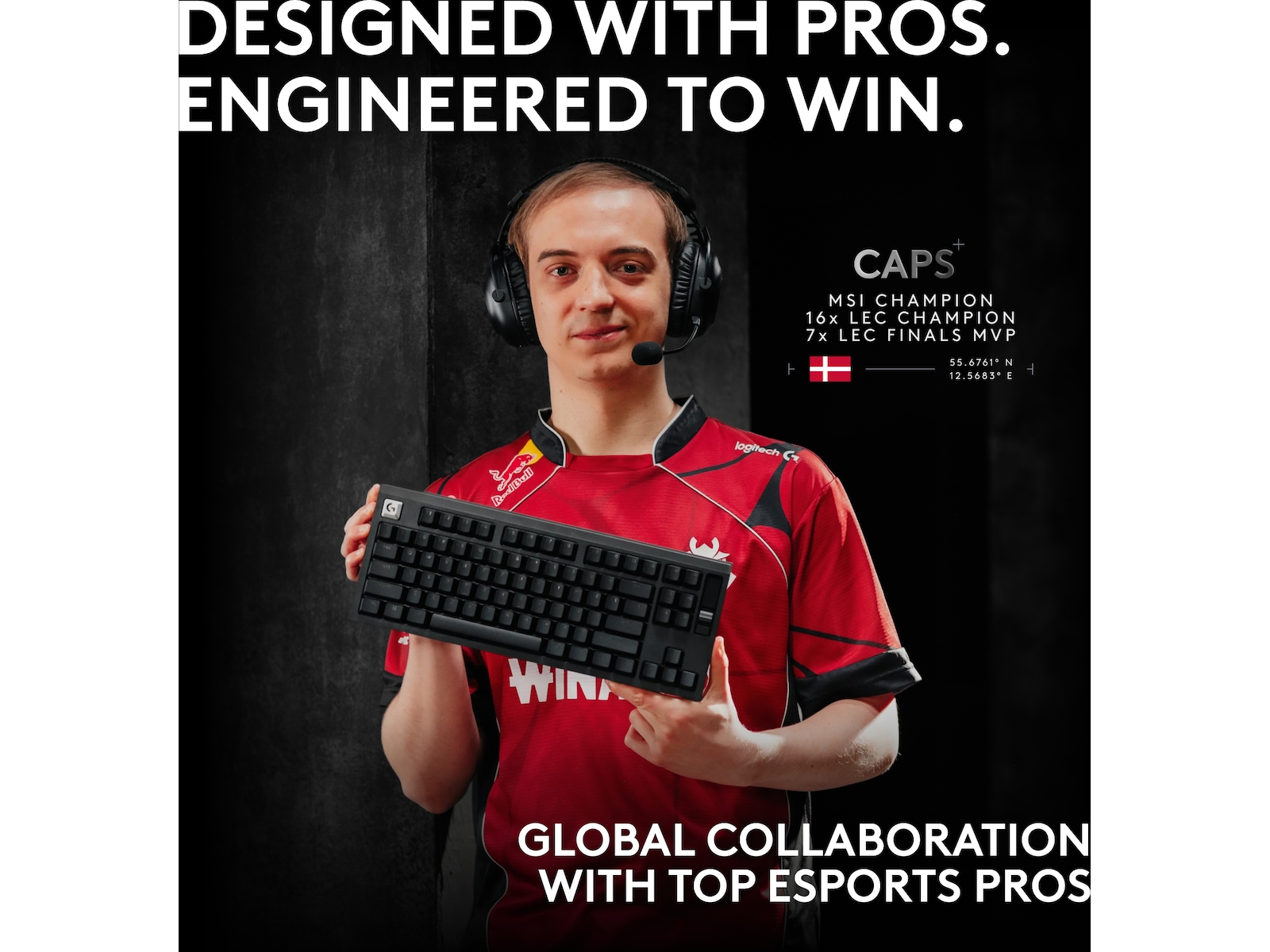 Logitech PRO X2 RAPID tangentbord (vit) Gamingtangentbord