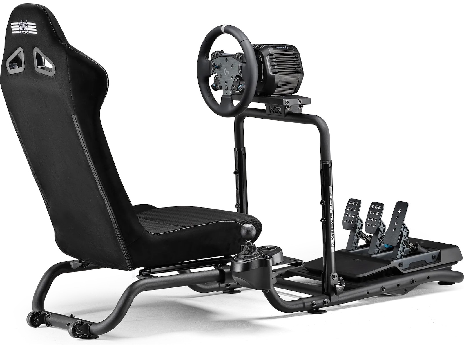 NL Racing RC Hopfällbar Simulator Cockpit Ratt och pedaler
