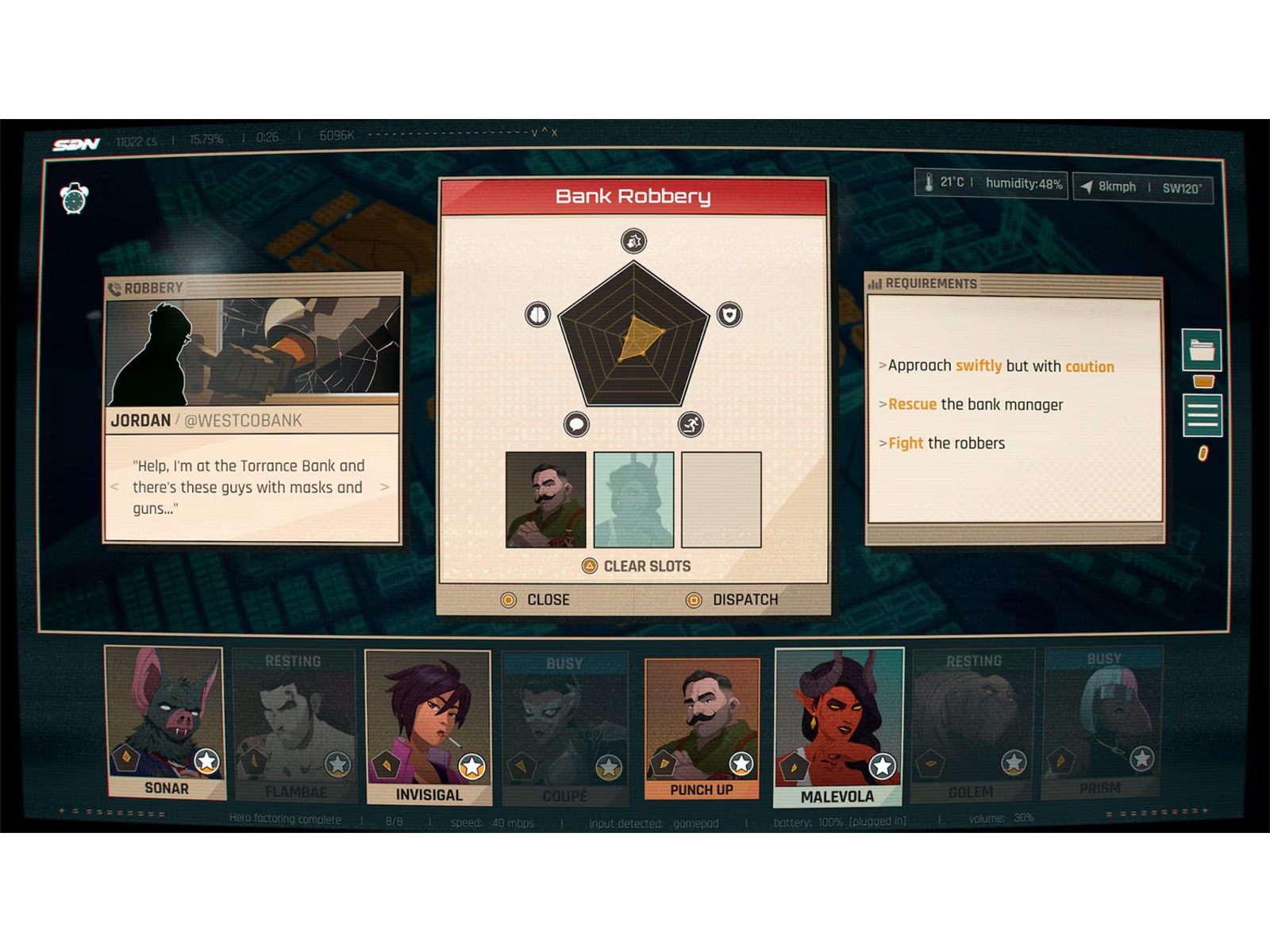 Dispatch Deluxe Edition Spill till Nintendo Switch 2
